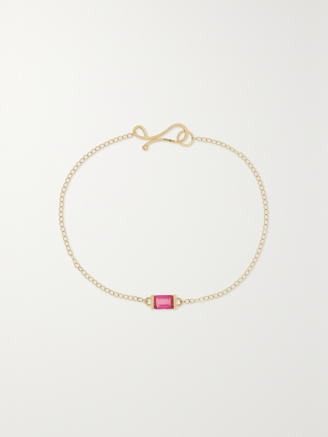 【MELISSA JOY MANNING】recycled gold ruby ブレスレット Melissa Joy Manning 14-karat Recycled Gold Ruby Bracelet In