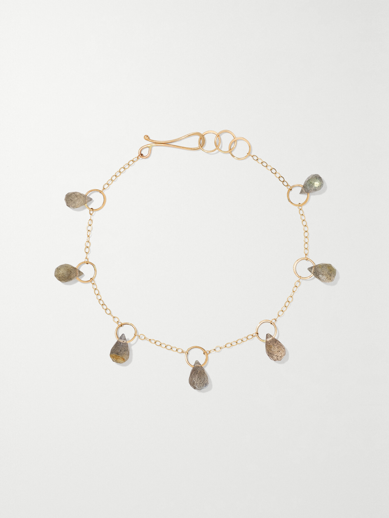 Melissa Joy Manning 14-karat Recycled Gold Labradorite Bracelet