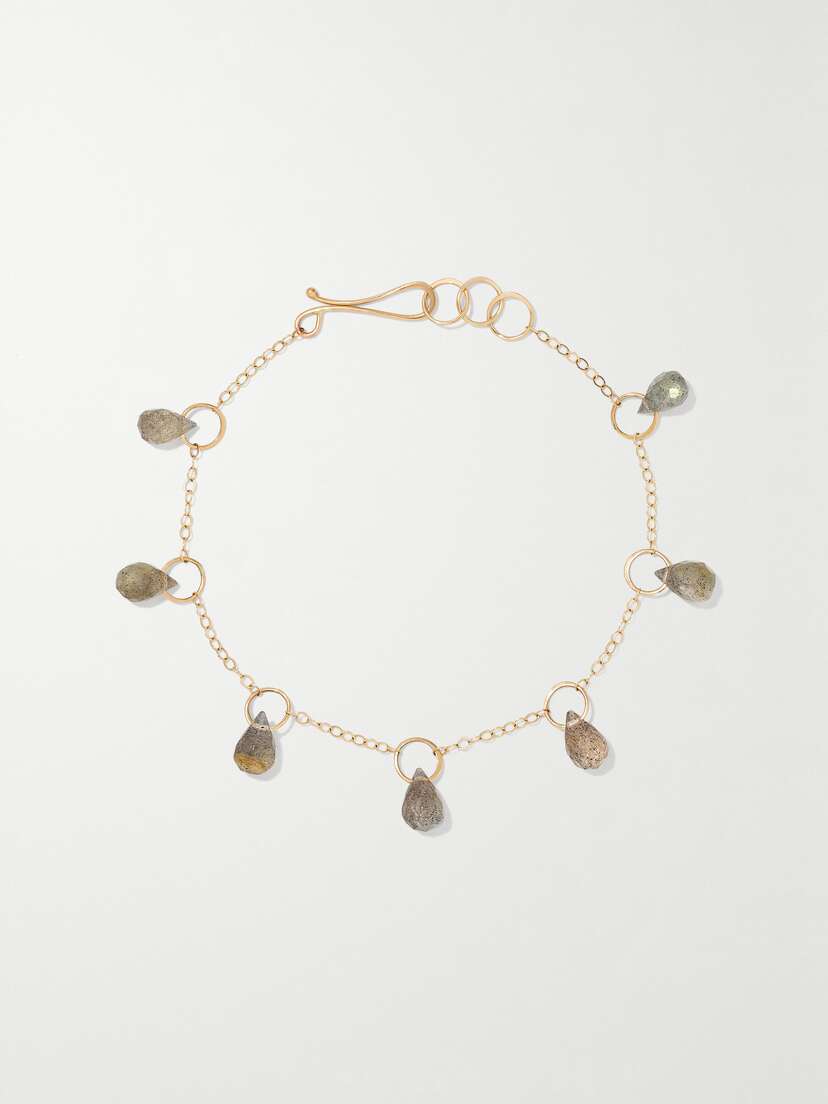 Melissa Joy Manning 14-karat Recycled Gold Labradorite Bracelet