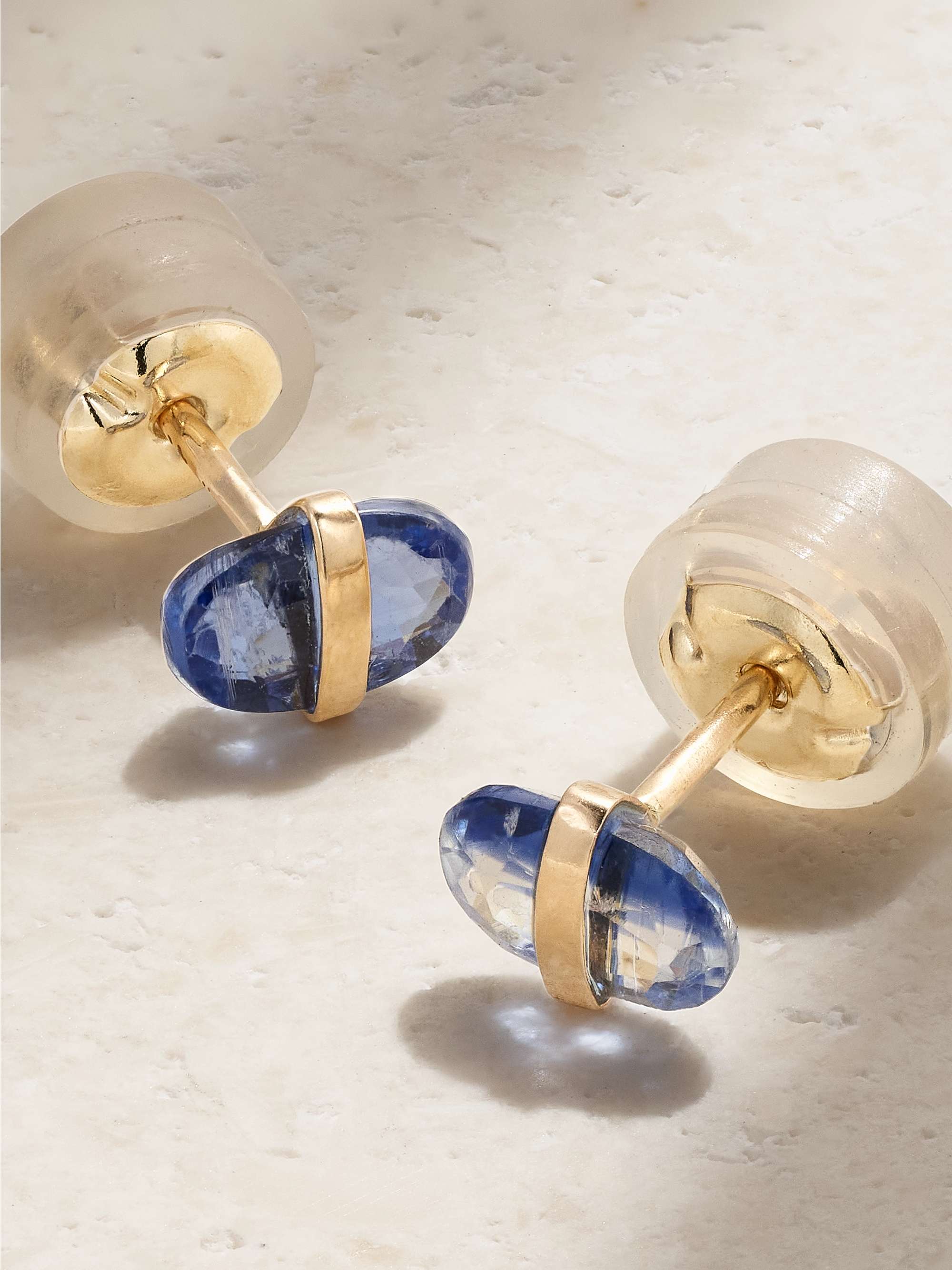 MELISSA JOY MANNING 14-karat recycled gold kyanite earrings