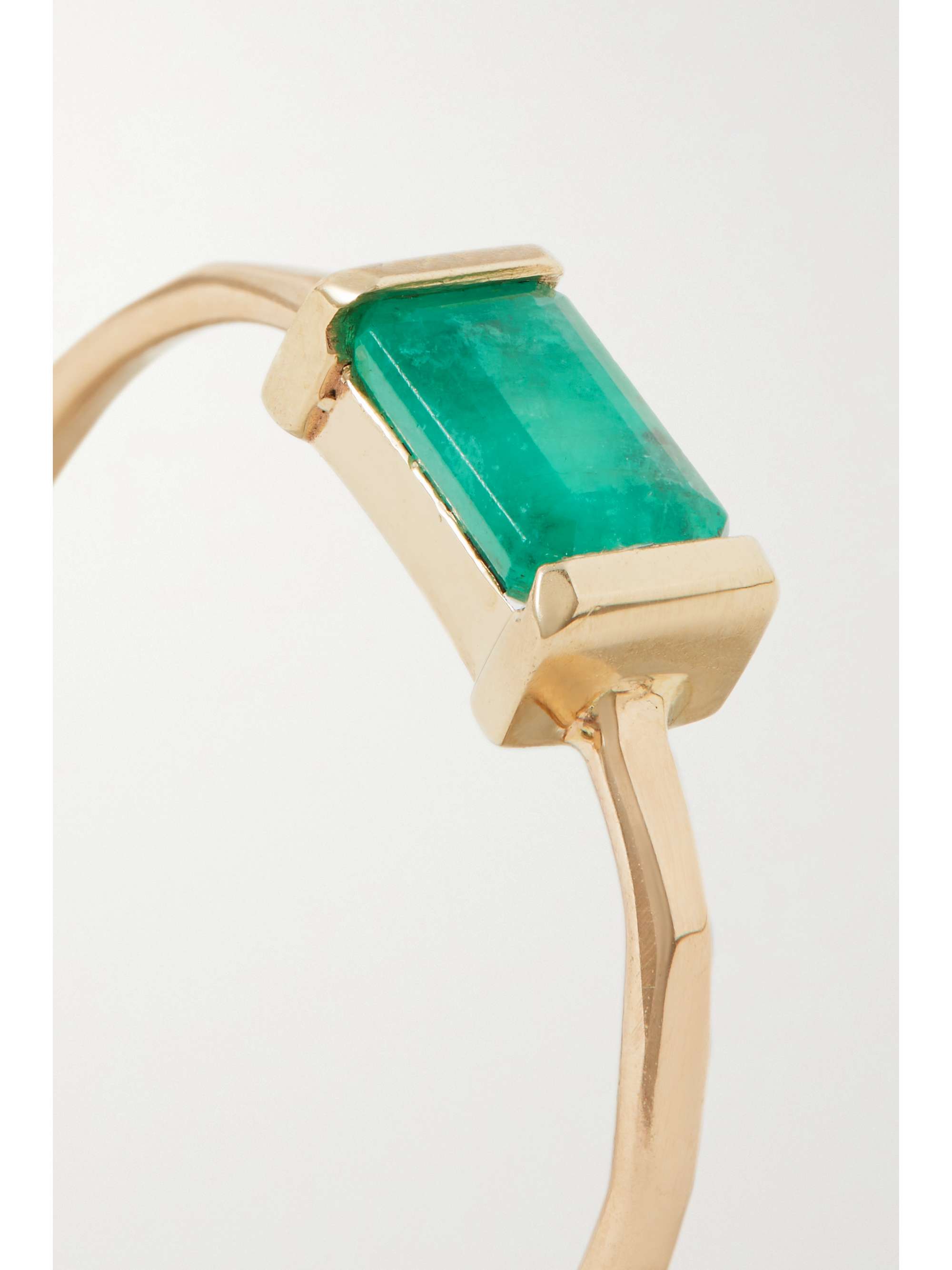 MELISSA JOY MANNING 14-karat recycled gold emerald ring