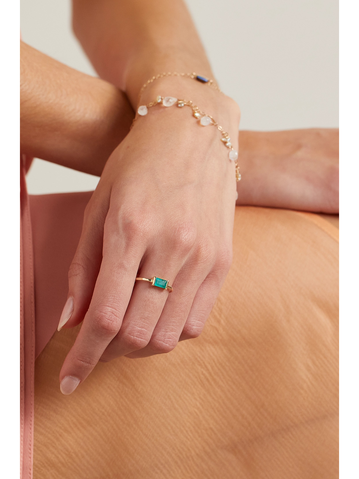 Melissa Joy Manning 14-karat Recycled Gold Emerald Ring In Gold