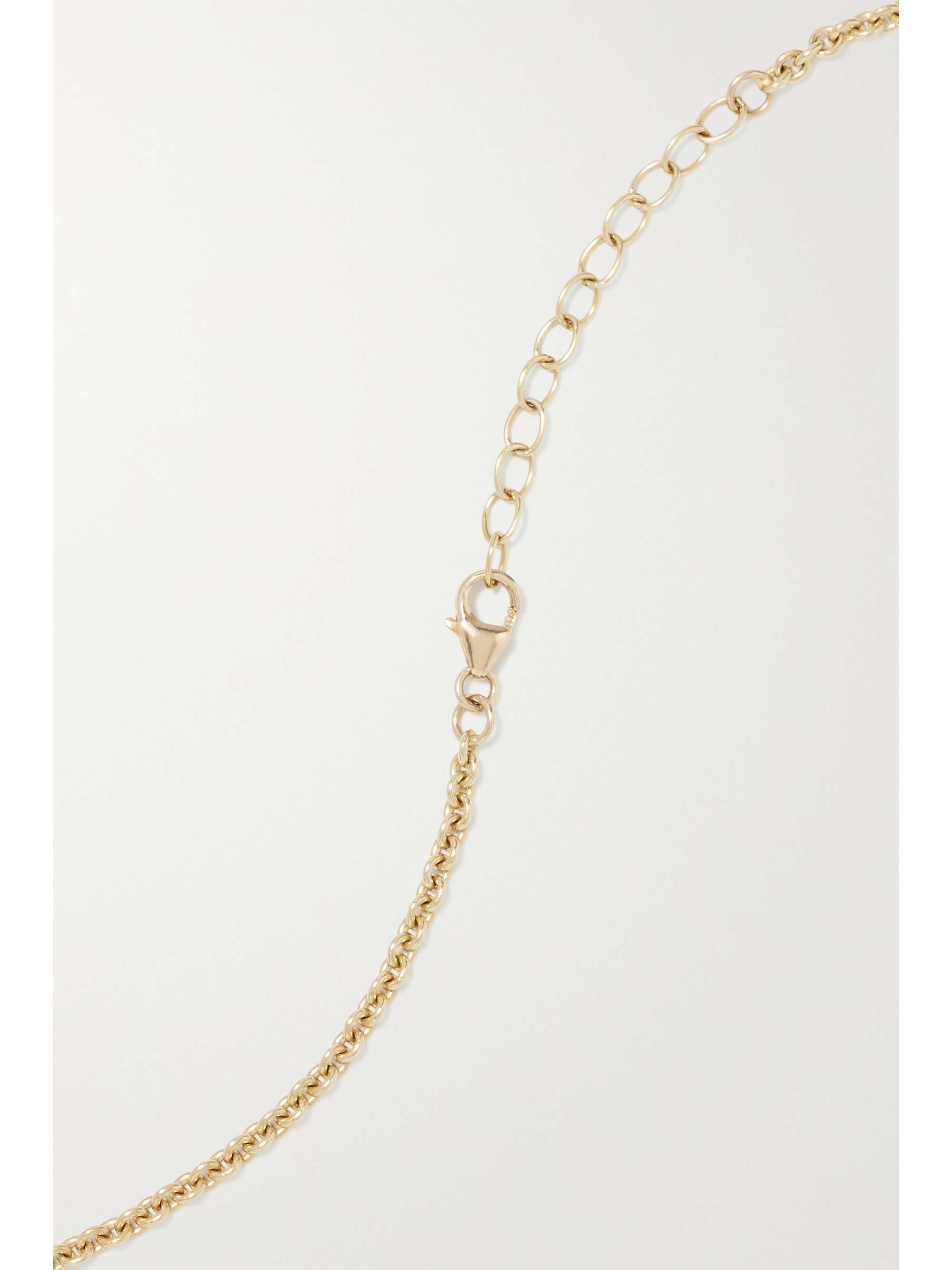 MAOR Equinox Small Kette aus 18 Karat Gold mit Granat
