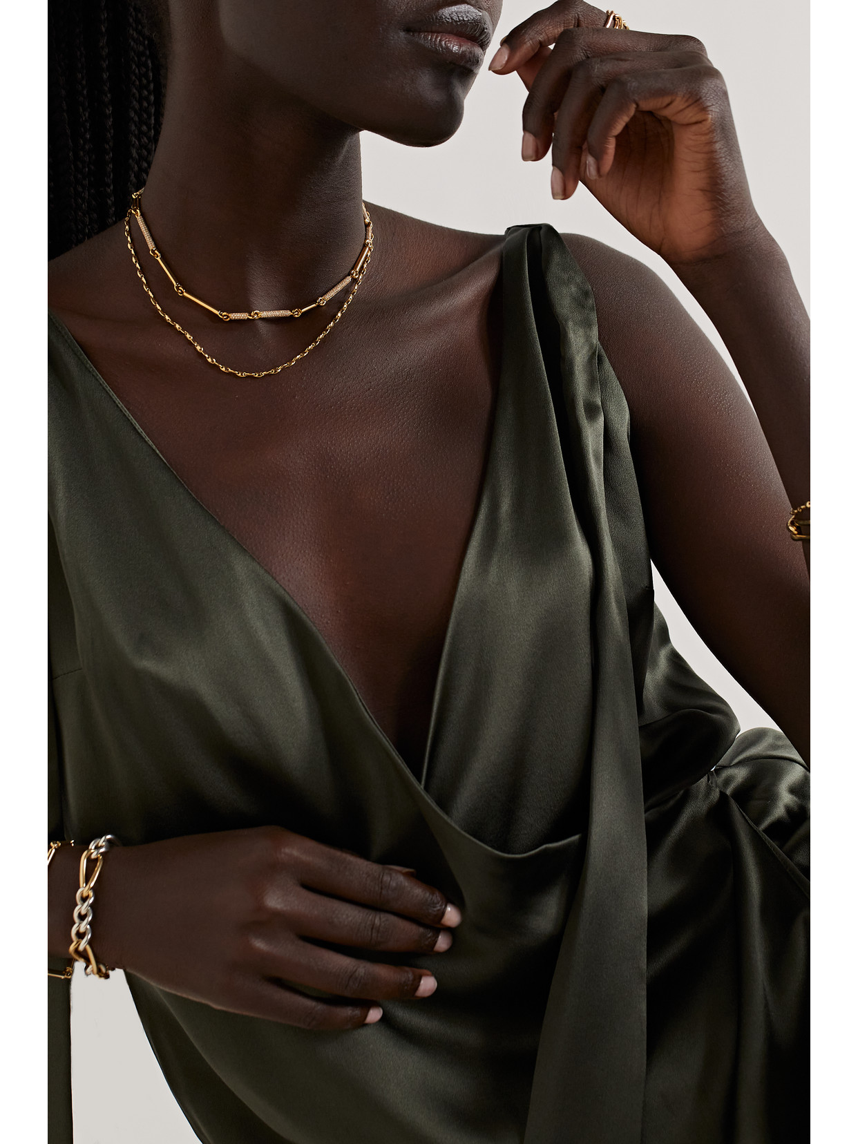 Maor Orion 18-karat Gold Diamond Necklace In Gold