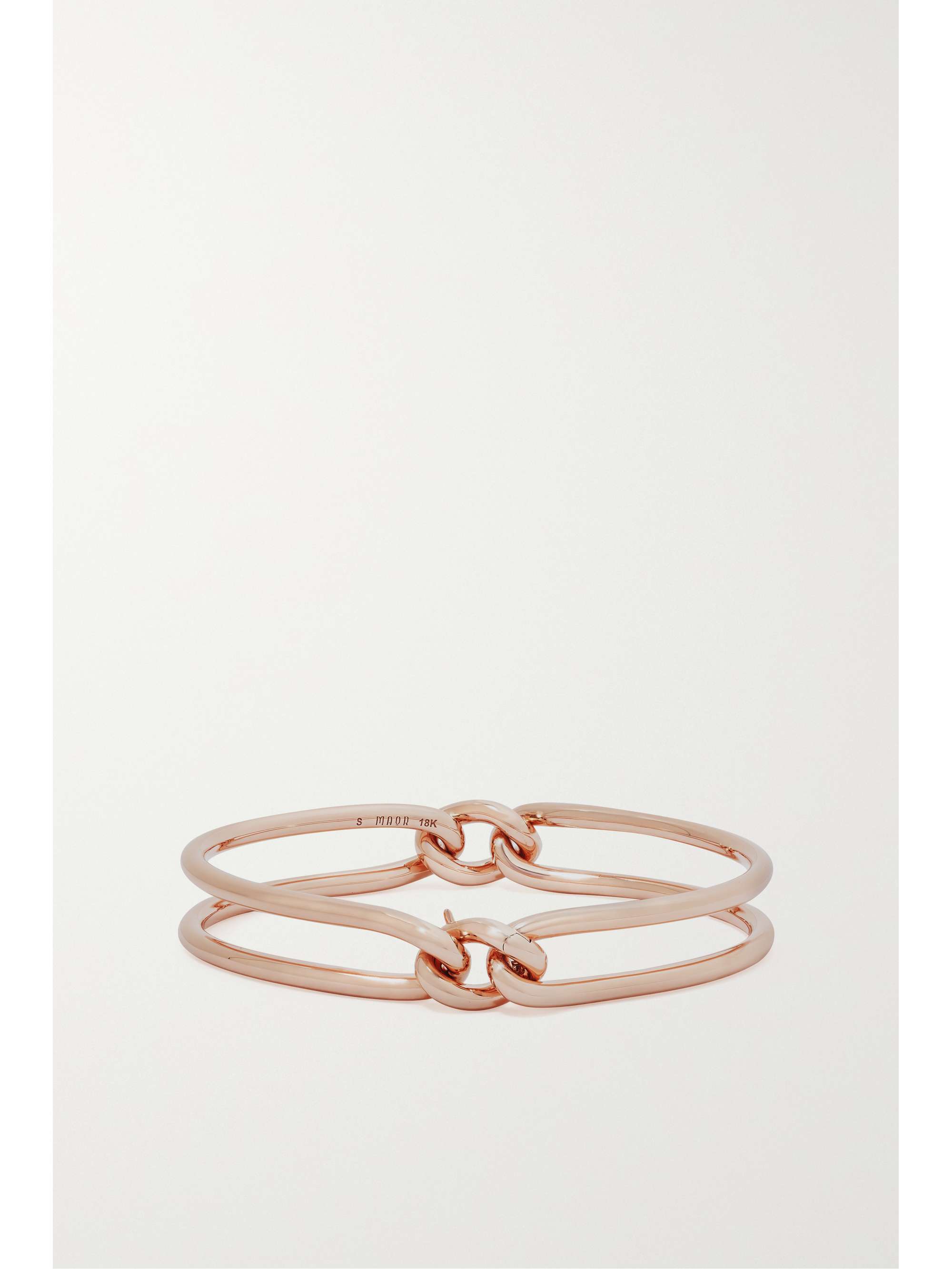 MAOR Bangle in oro rosa 18 carati Unity