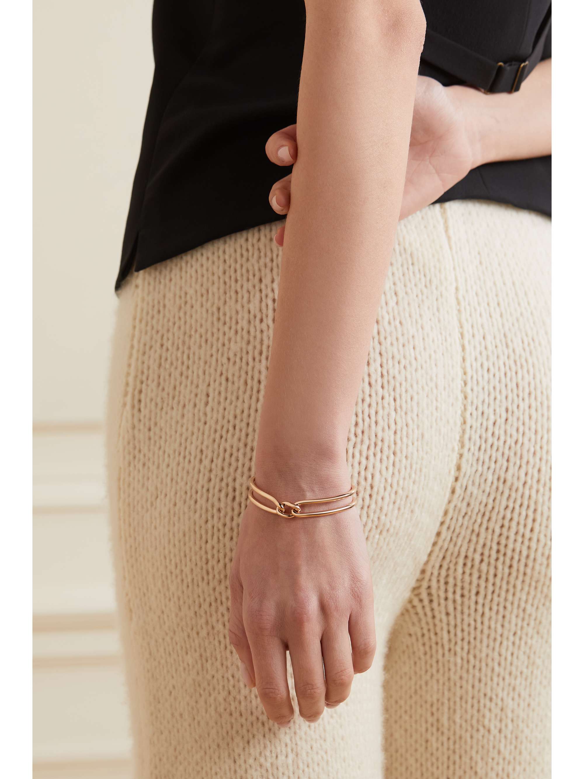 MAOR Bangle in oro rosa 18 carati Unity