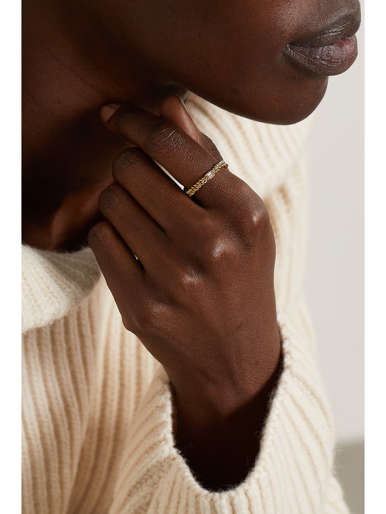 Maor 18-karat Gold Diamond Ring In Gold