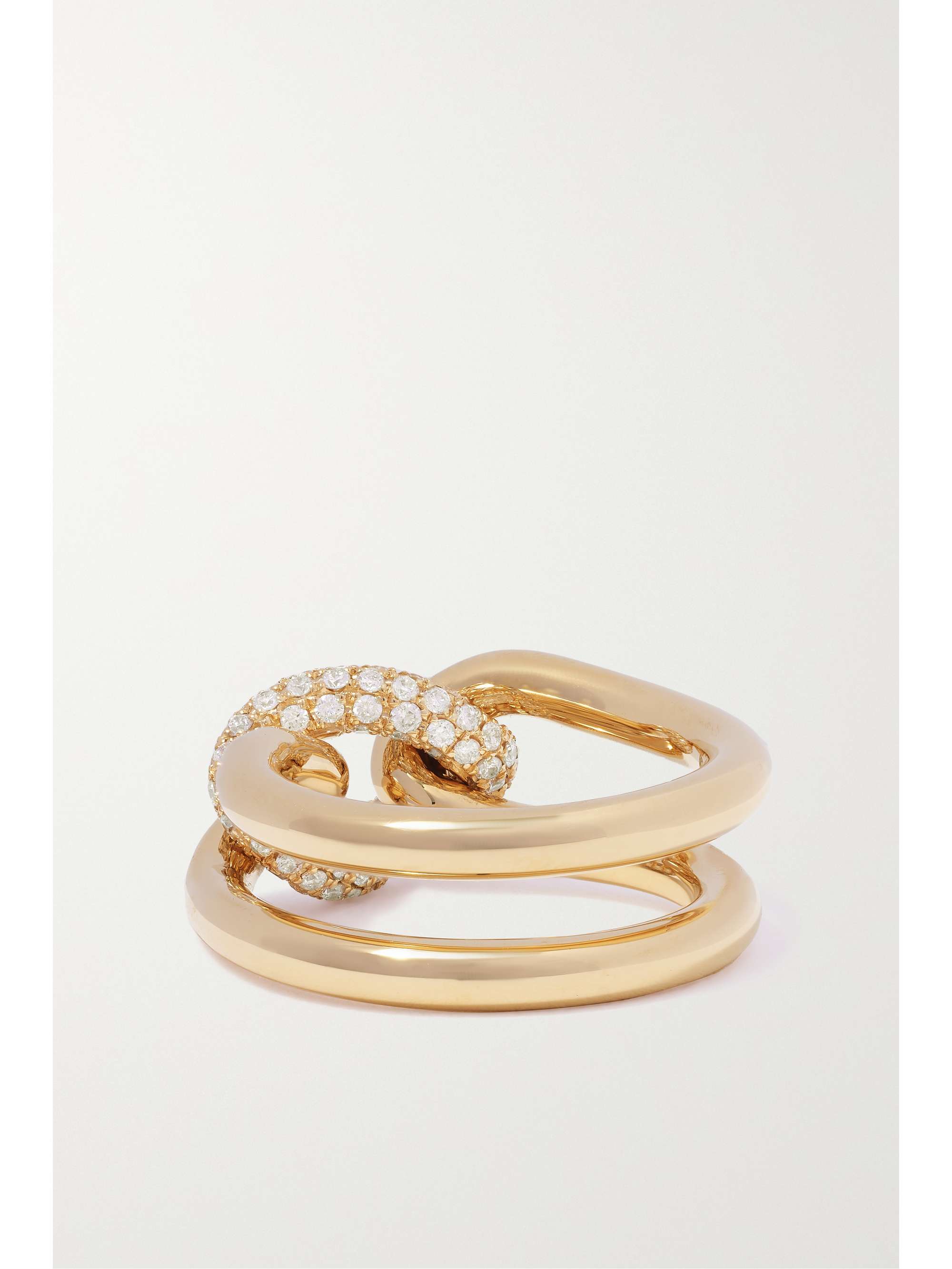 MAOR Unity Ring aus 18 Karat Gold mit Diamanten
