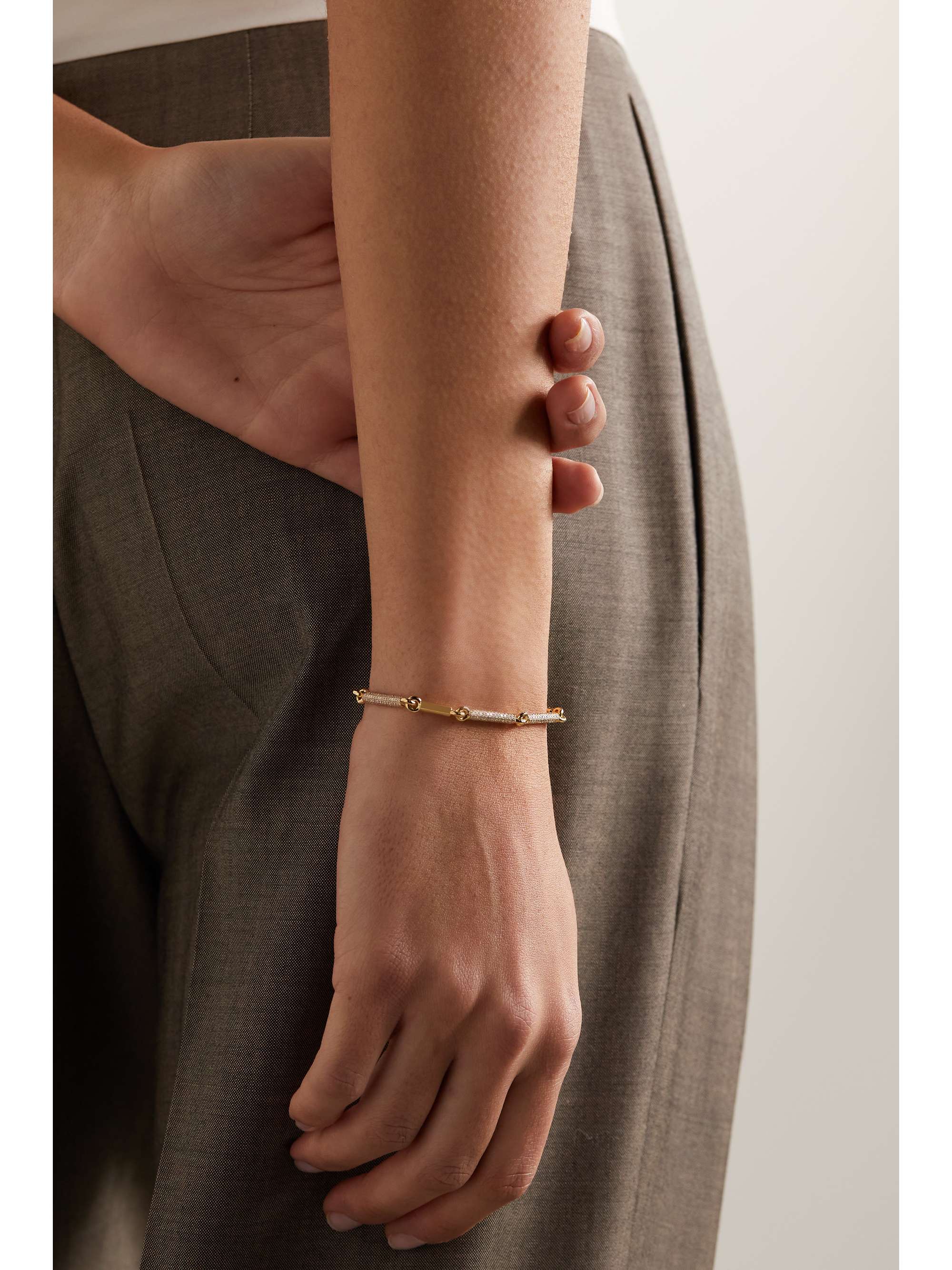 MAOR Orion 18-karat gold diamond bracelet