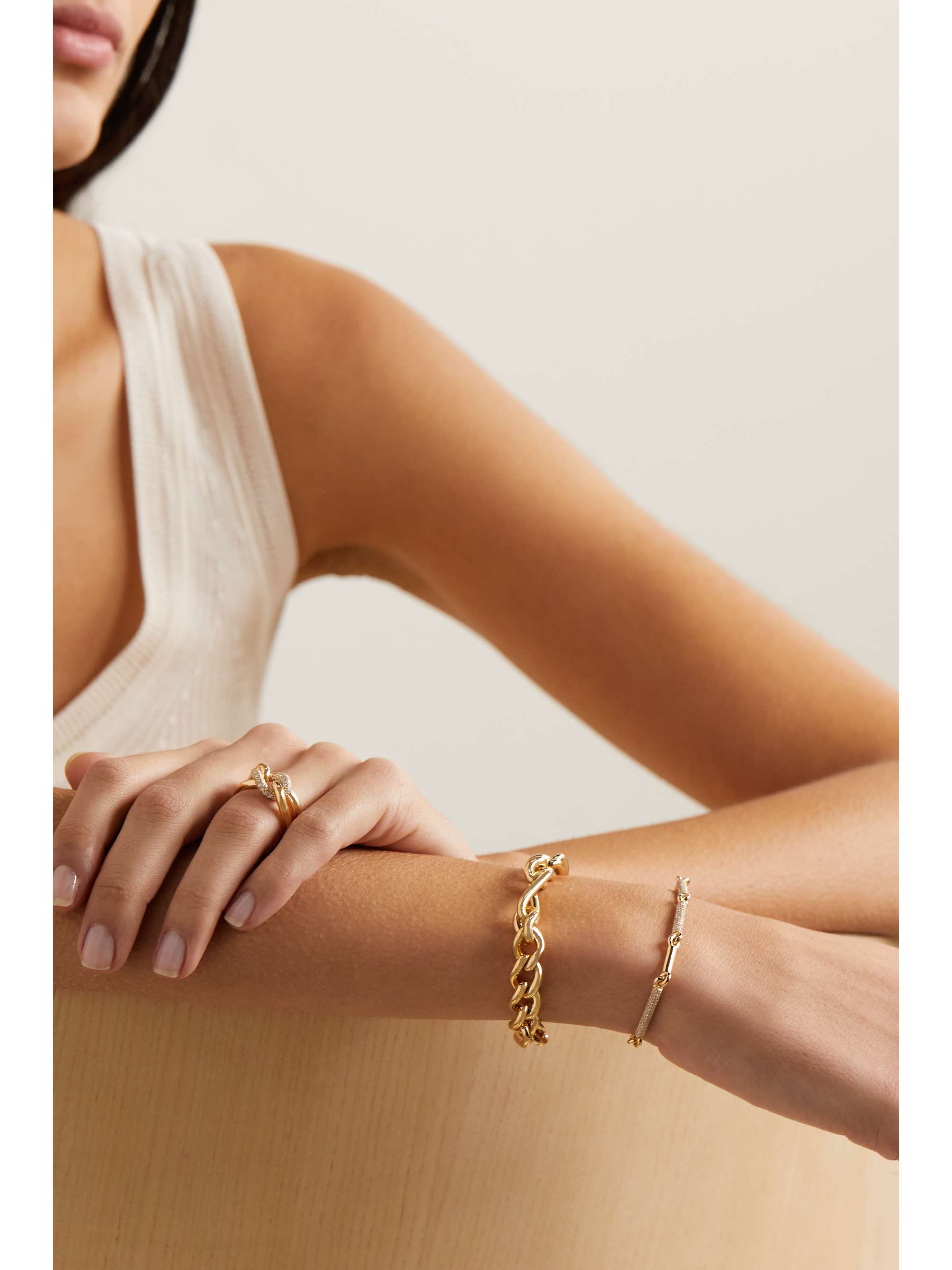 MAOR Unity Link 18-karat gold bracelet