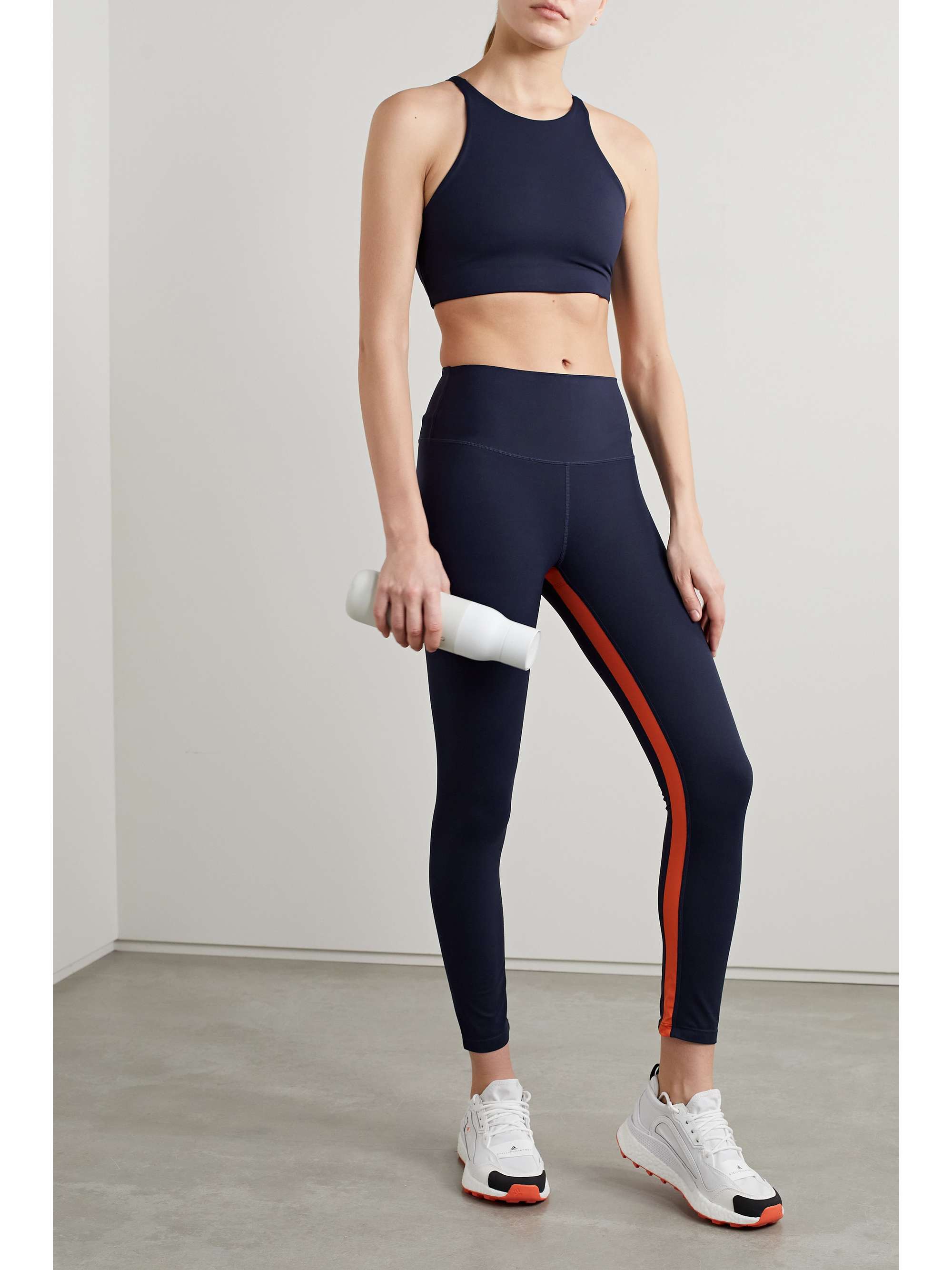 Aerial Rigor striped stretch leggings