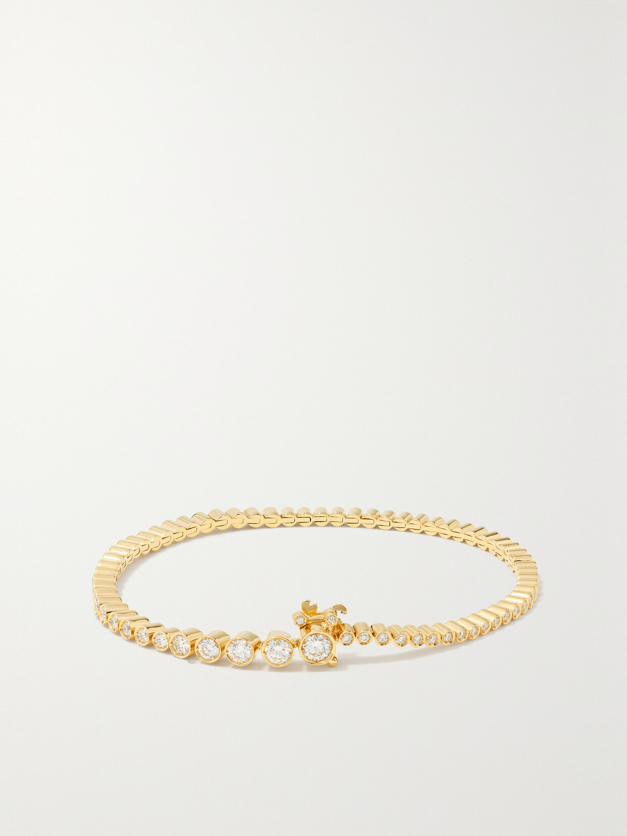 Sophie Bille Brahe - Classic Tennis 18-karat Gold Diamond Bracelet - one size