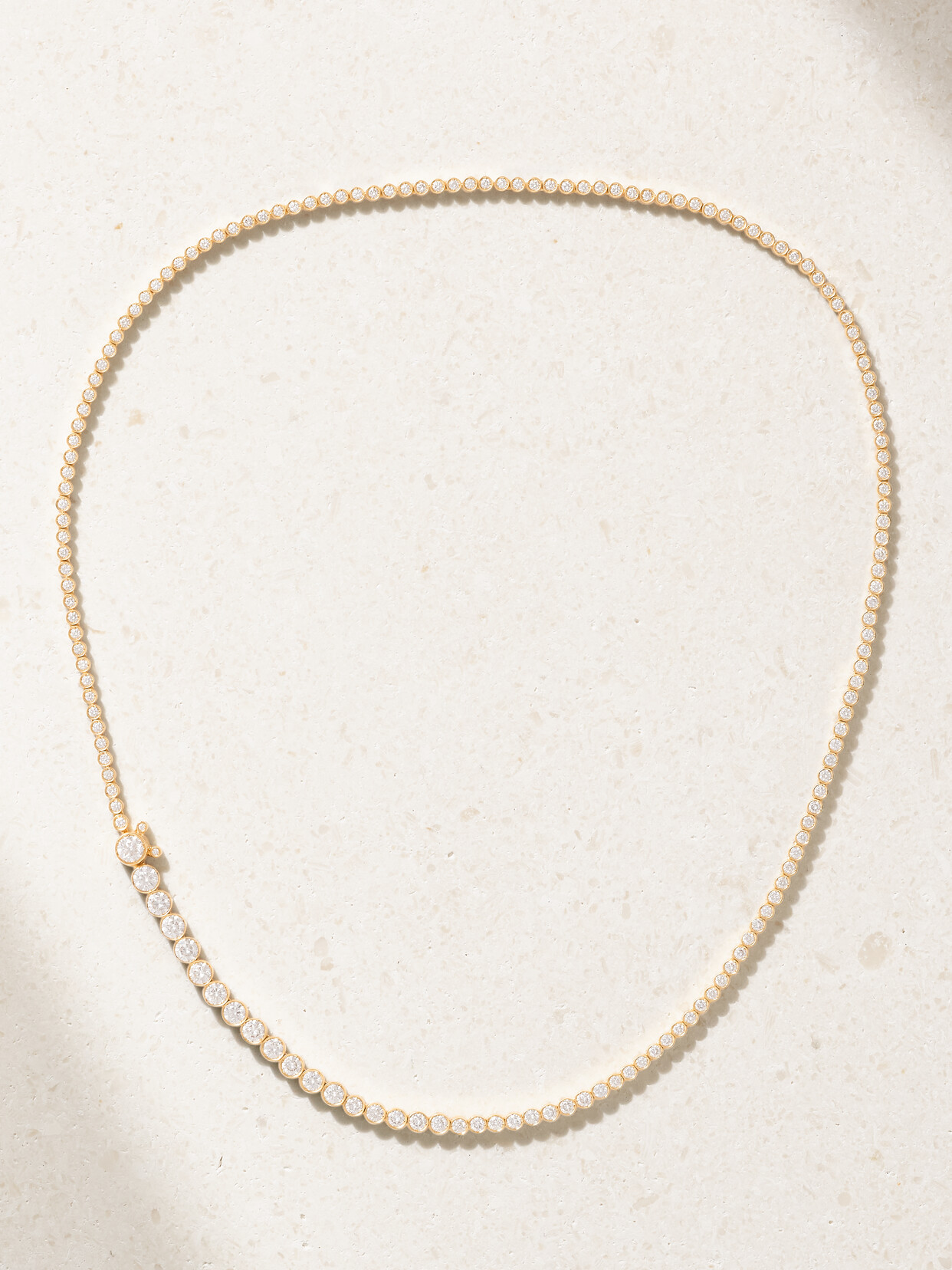 Sophie Bille Brahe - Collier De Tennis Classique 18-karat Gold Diamond Necklace - one size