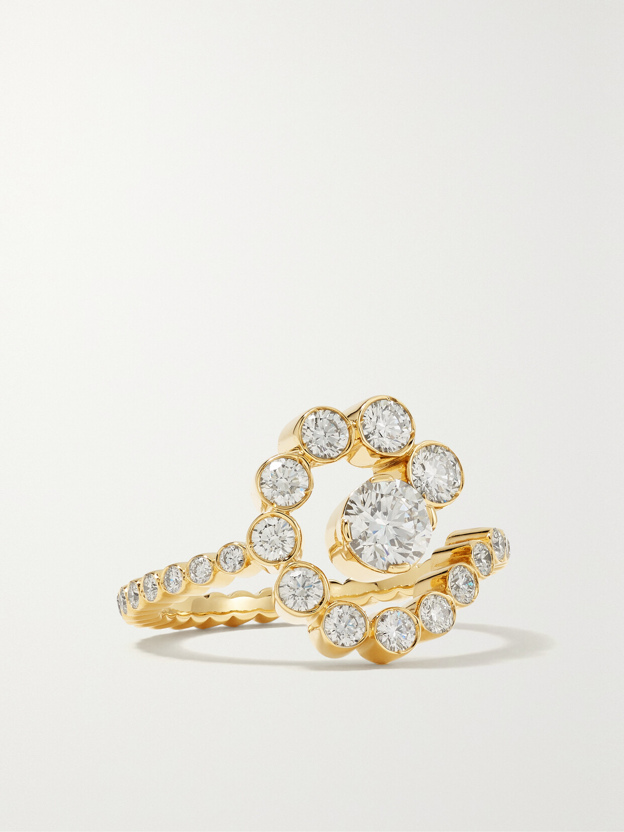 Sophie Bille Brahe Escargot De Diamant 14-karat Gold Diamond Ring