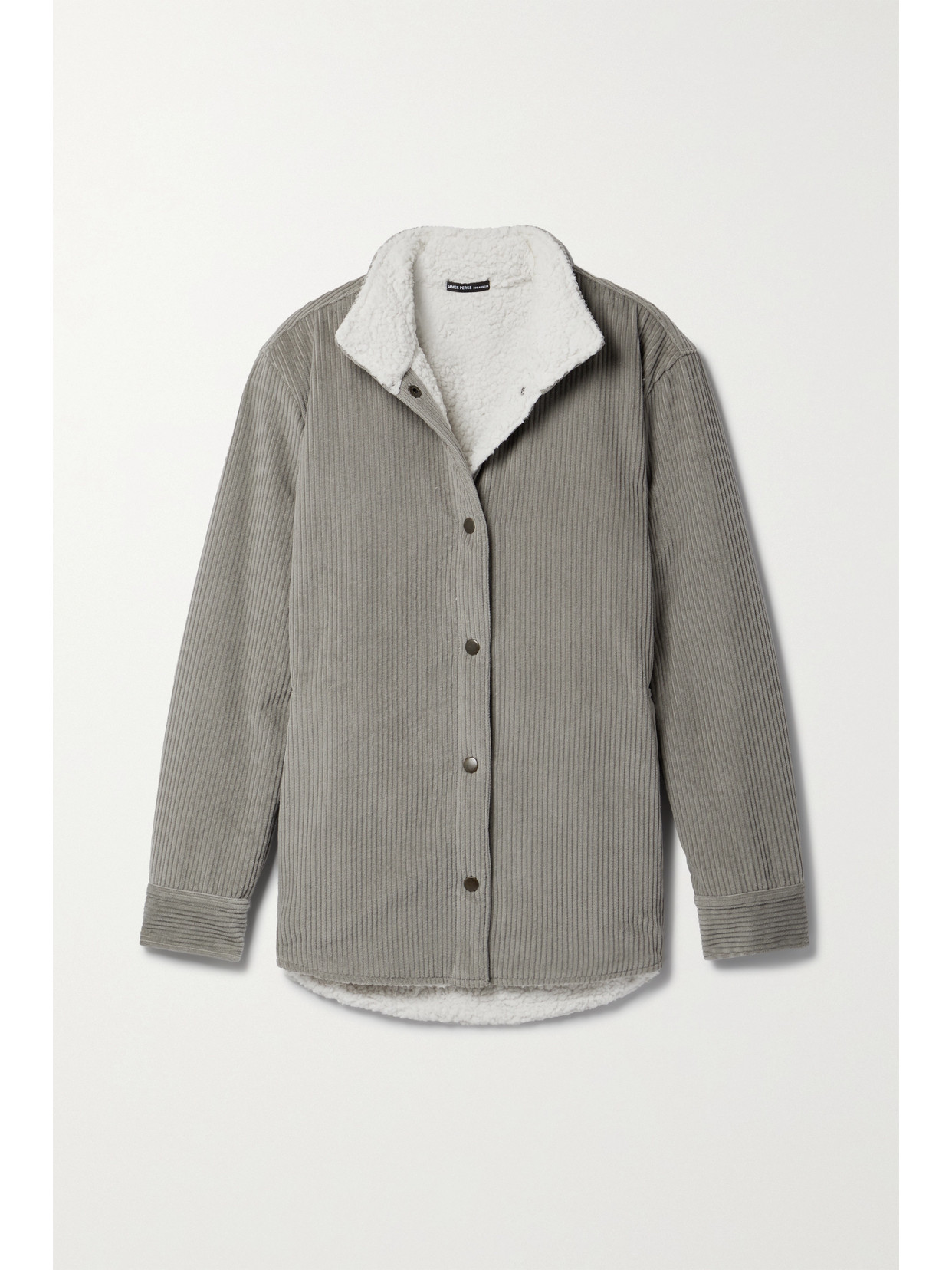 James Perse - Cotton And Wool-blend Corduroy Jacket - Gray