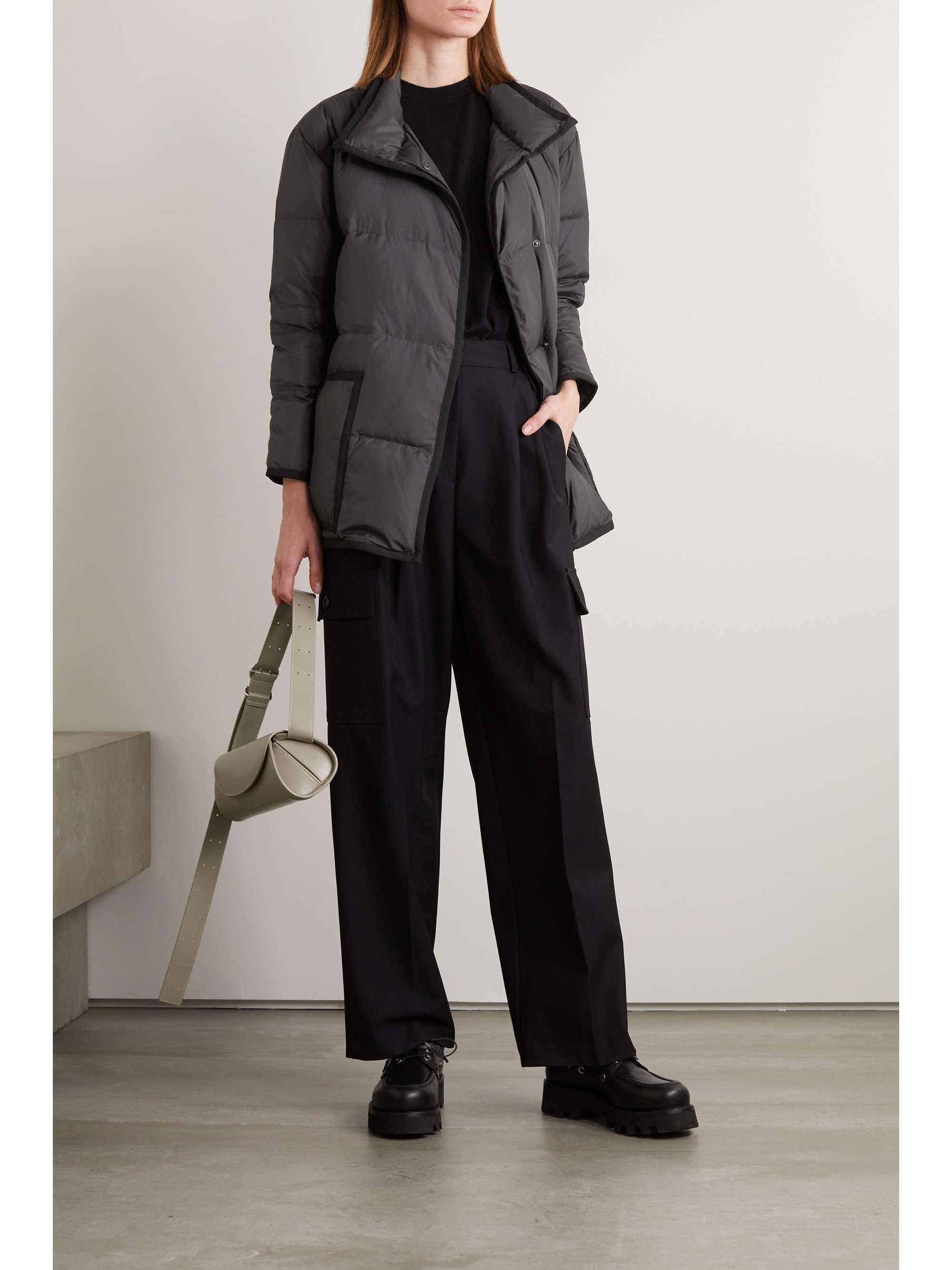 JAMES PERSE Quilted shell down jacket