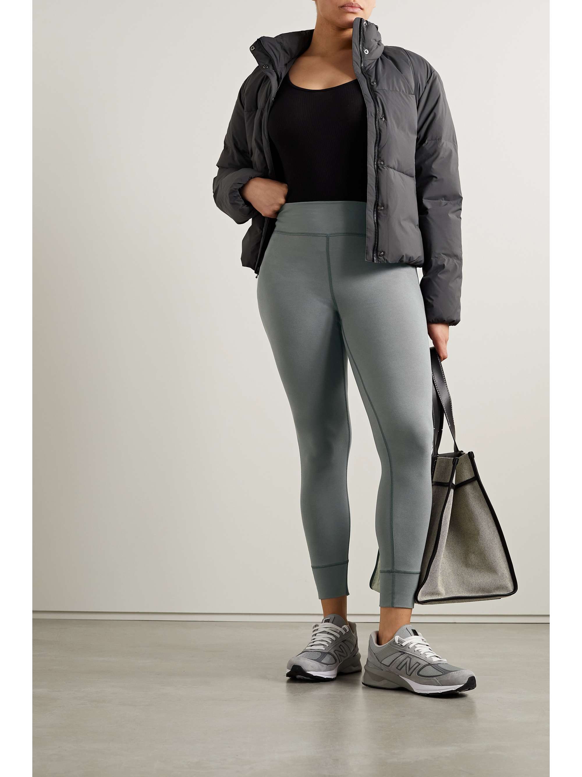 JAMES PERSE Stretch-jersey leggings