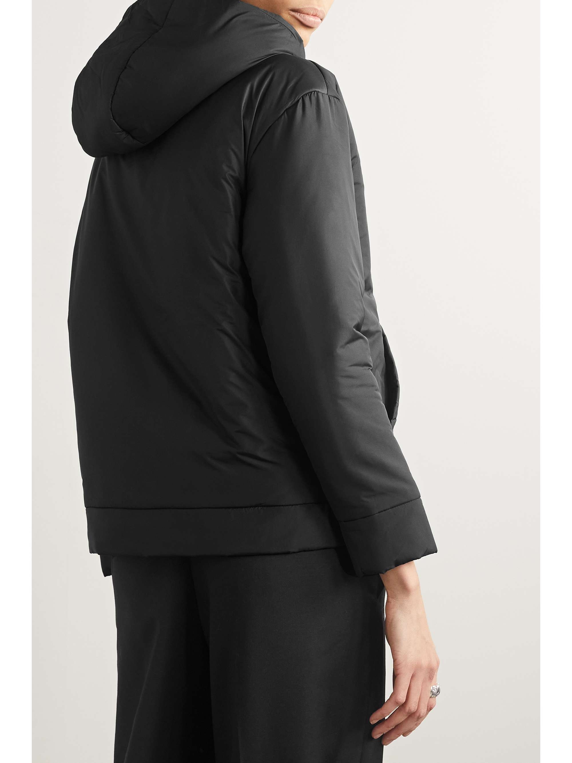 JAMES PERSE Hooded quilted padded shell jacket
