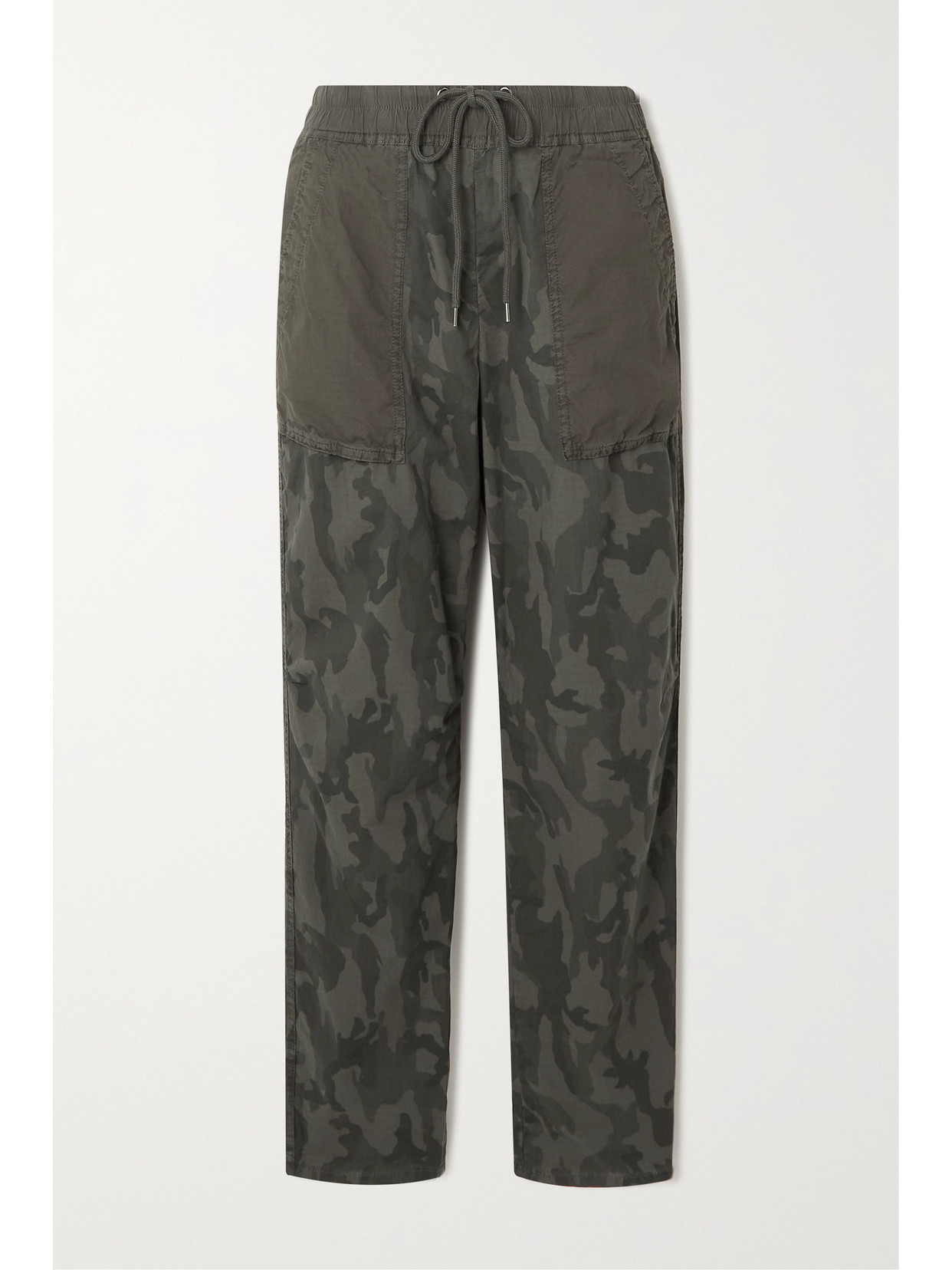 James Perse - Camo Cotton-ripstop Track Pants - Green