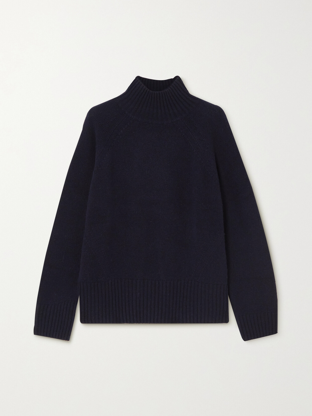 Allude Wool And Cashmere-blend Turtleneck Sweater In Blue