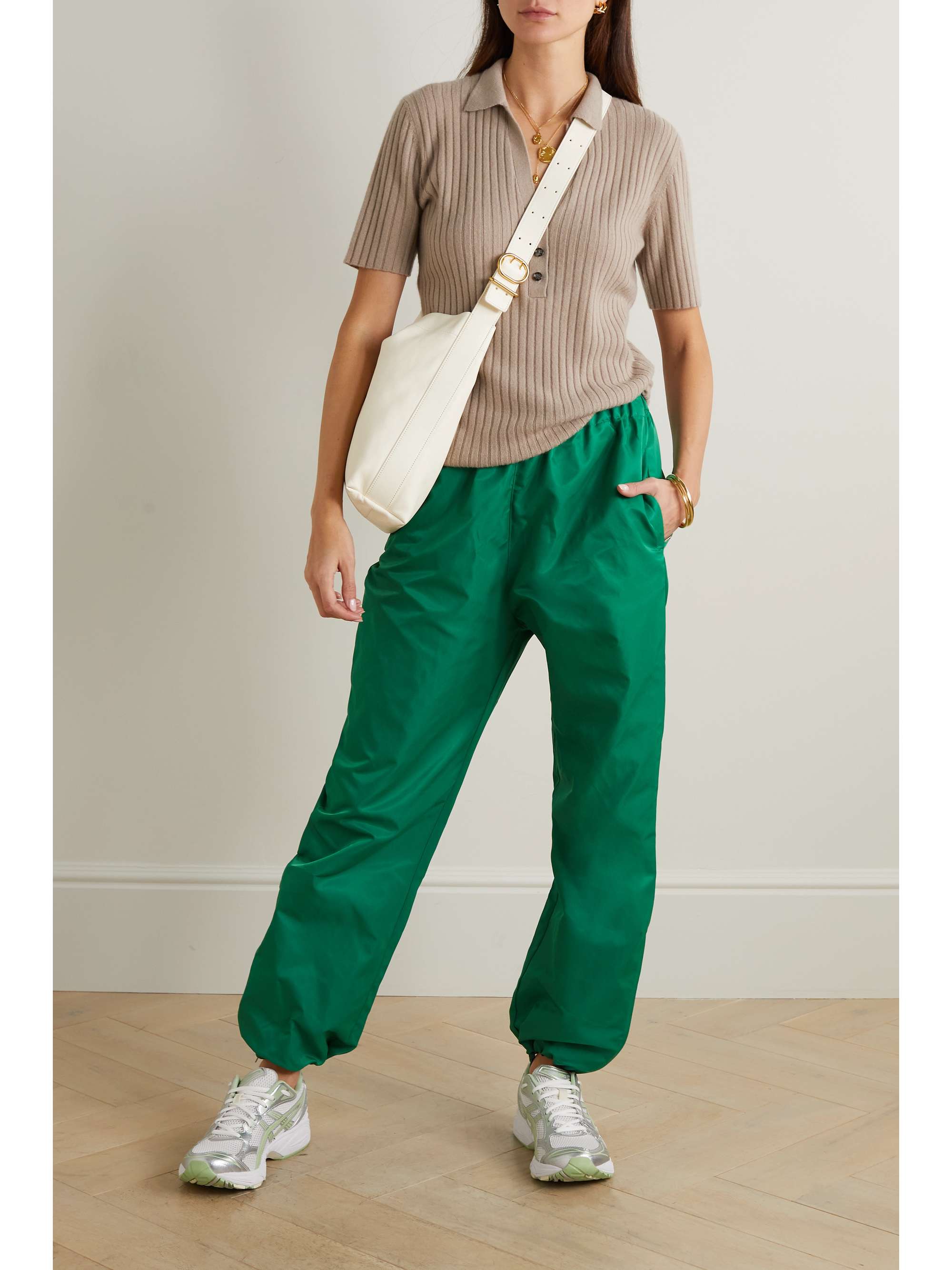 Allude cashmere sales track pants