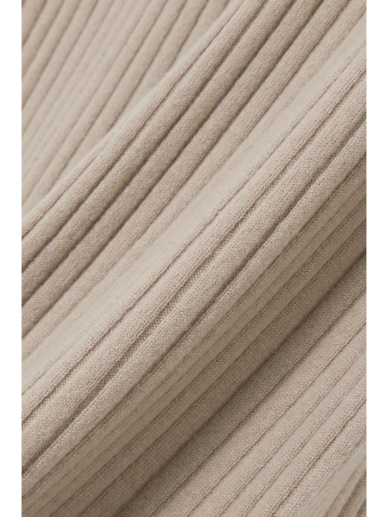 ALLUDE RIBBED CASHMERE MIDI DRESS