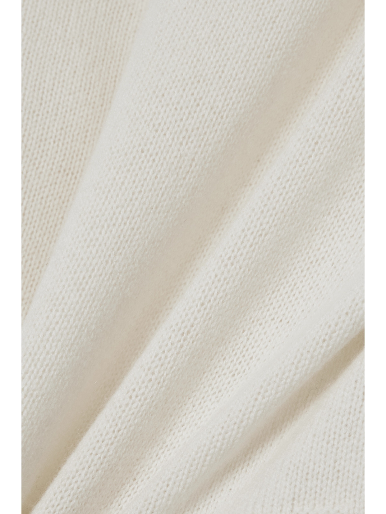 ALLUDE WOOL AND CASHMERE-BLEND SWEATER