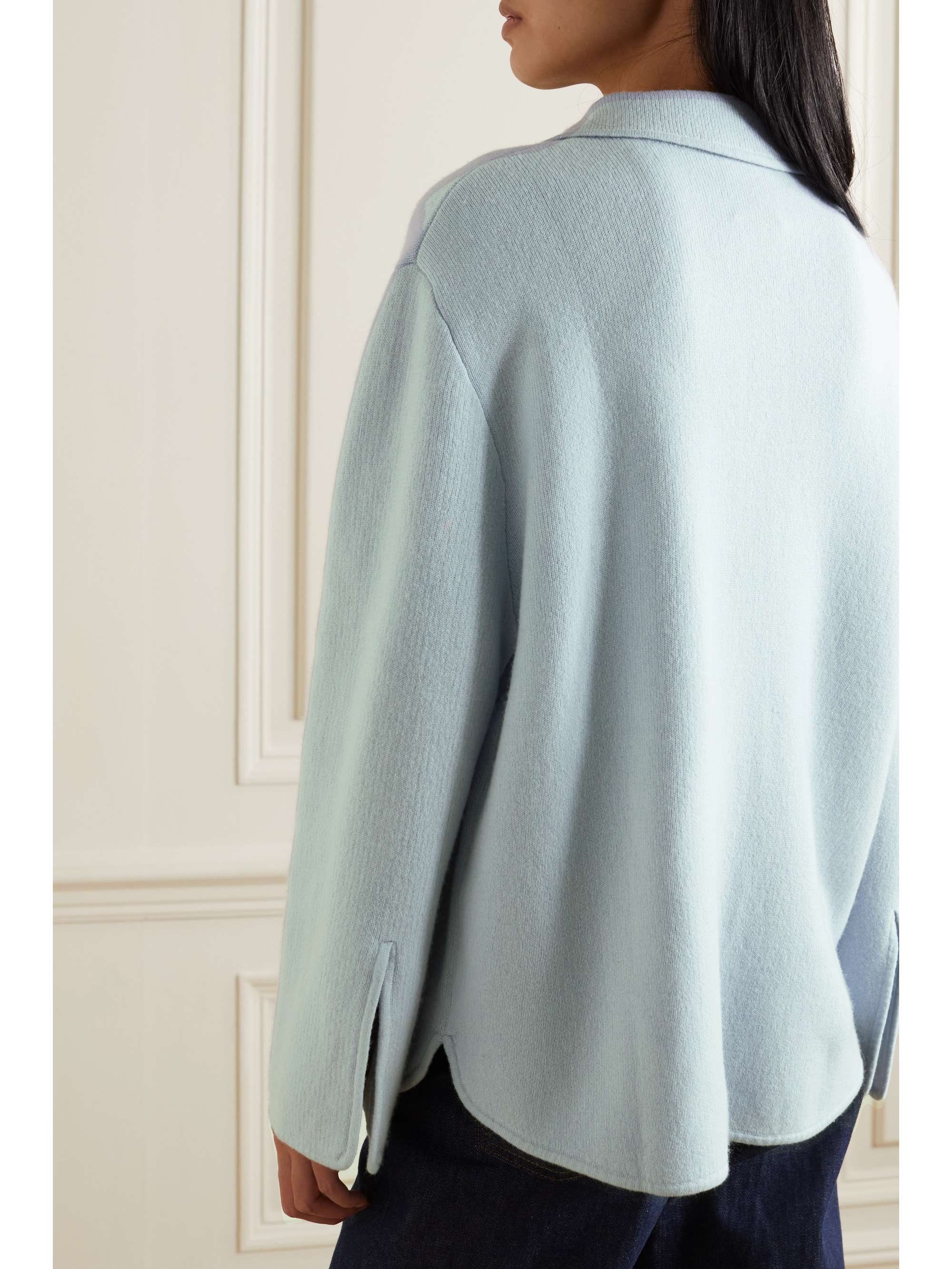 ALLUDE Wool and cashmere-blend jacket
