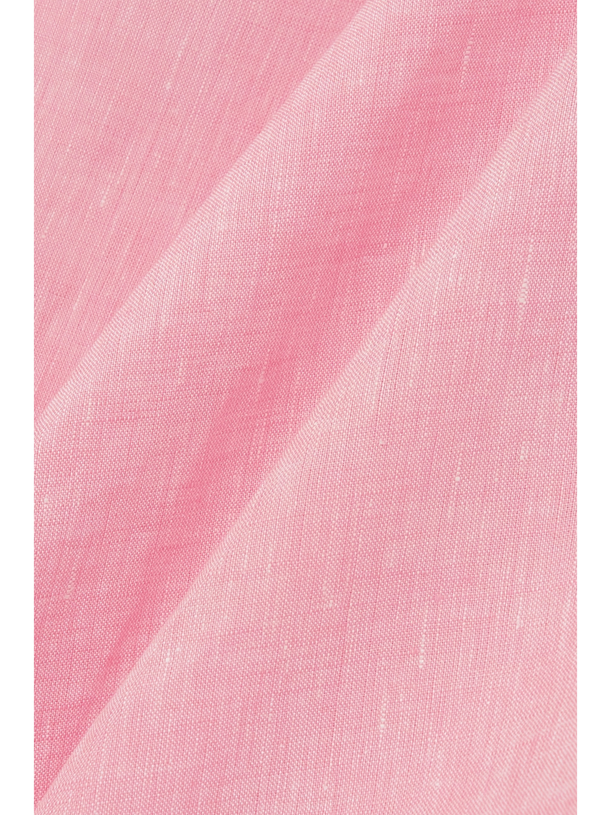 Shop Loro Piana Jeri Pleated Linen Dress In Pink