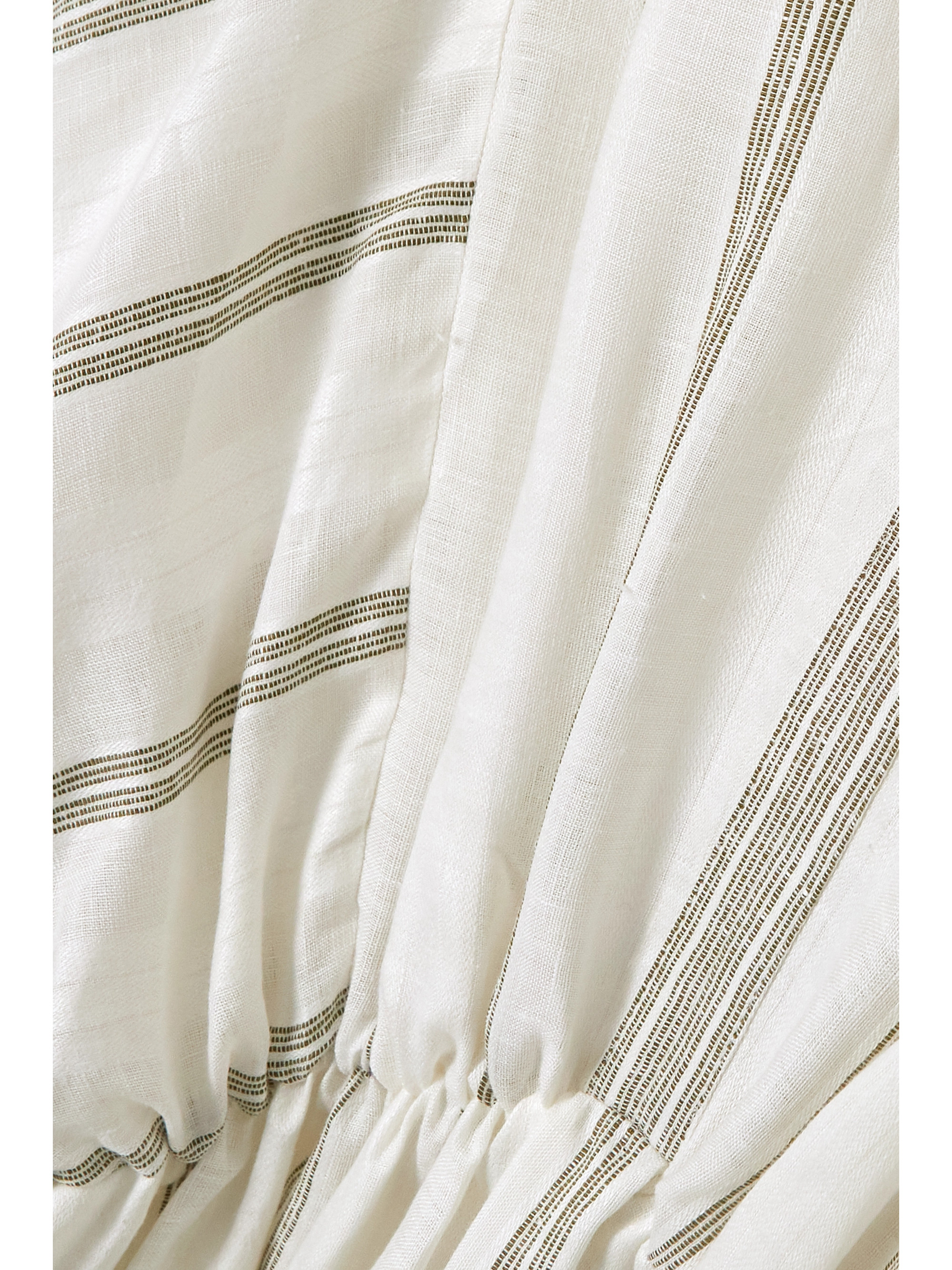 Loro Piana - Henrietta striped linen midi dress | Plush