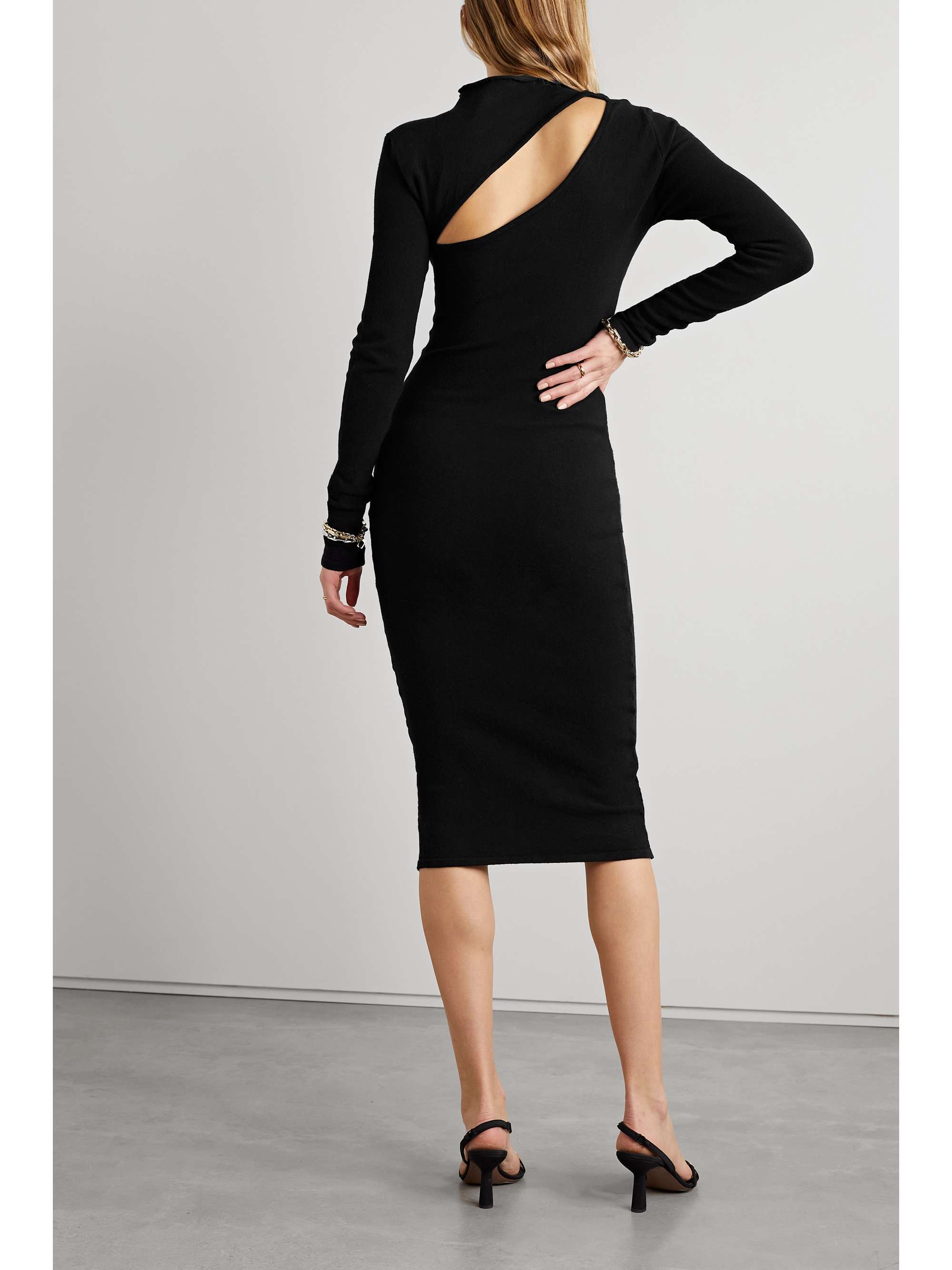 Beige cotton midi dress Clearance