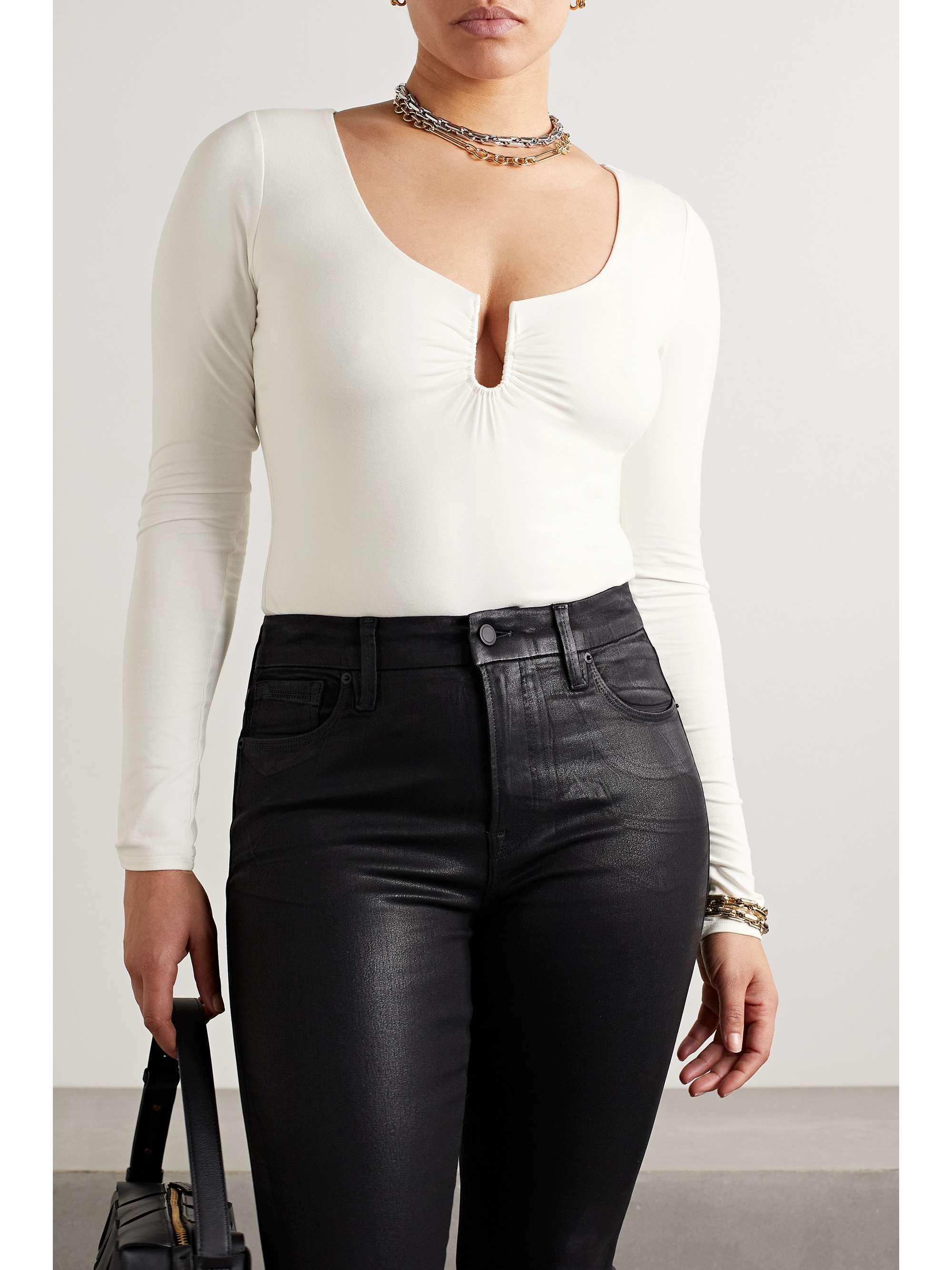 GOOD AMERICAN Good Touch stretch-jersey bodysuit