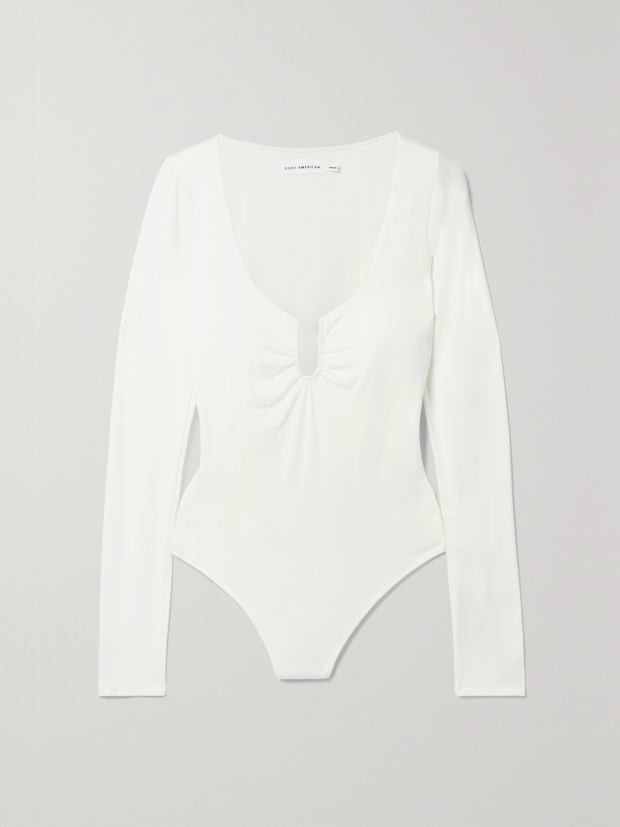 GOOD AMERICAN - Good Touch Stretch-jersey Bodysuit - Ivory