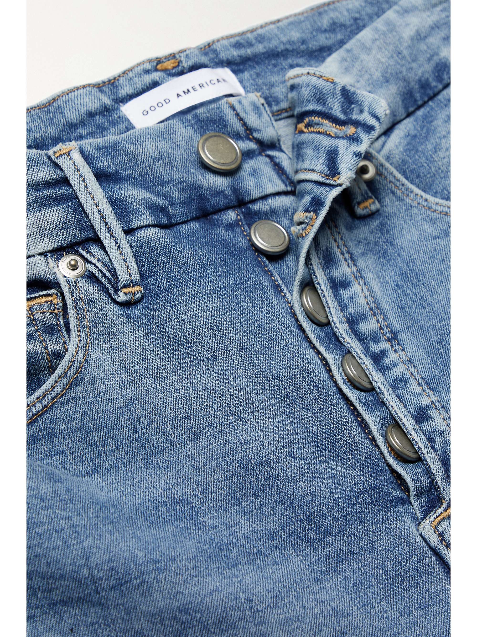 GOOD AMERICAN Good Legs high-rise flared jeans