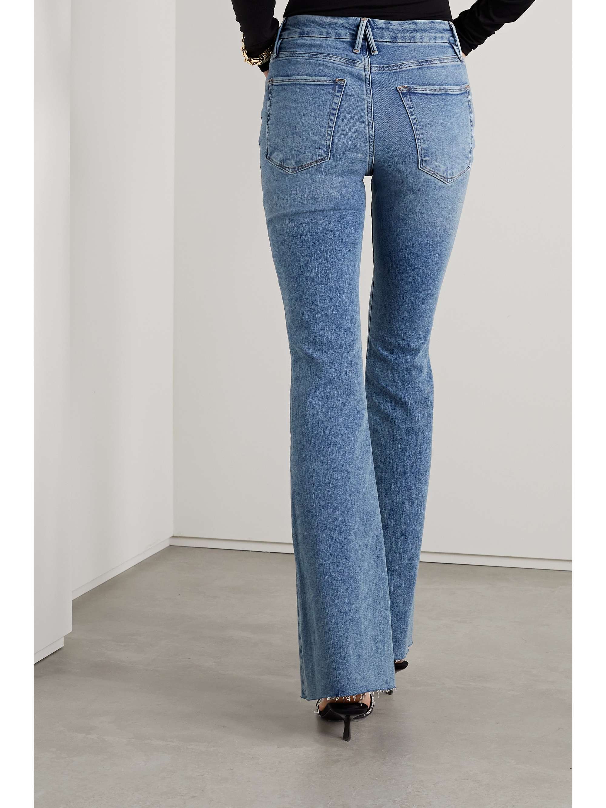 GOOD AMERICAN Good Legs high-rise flared jeans