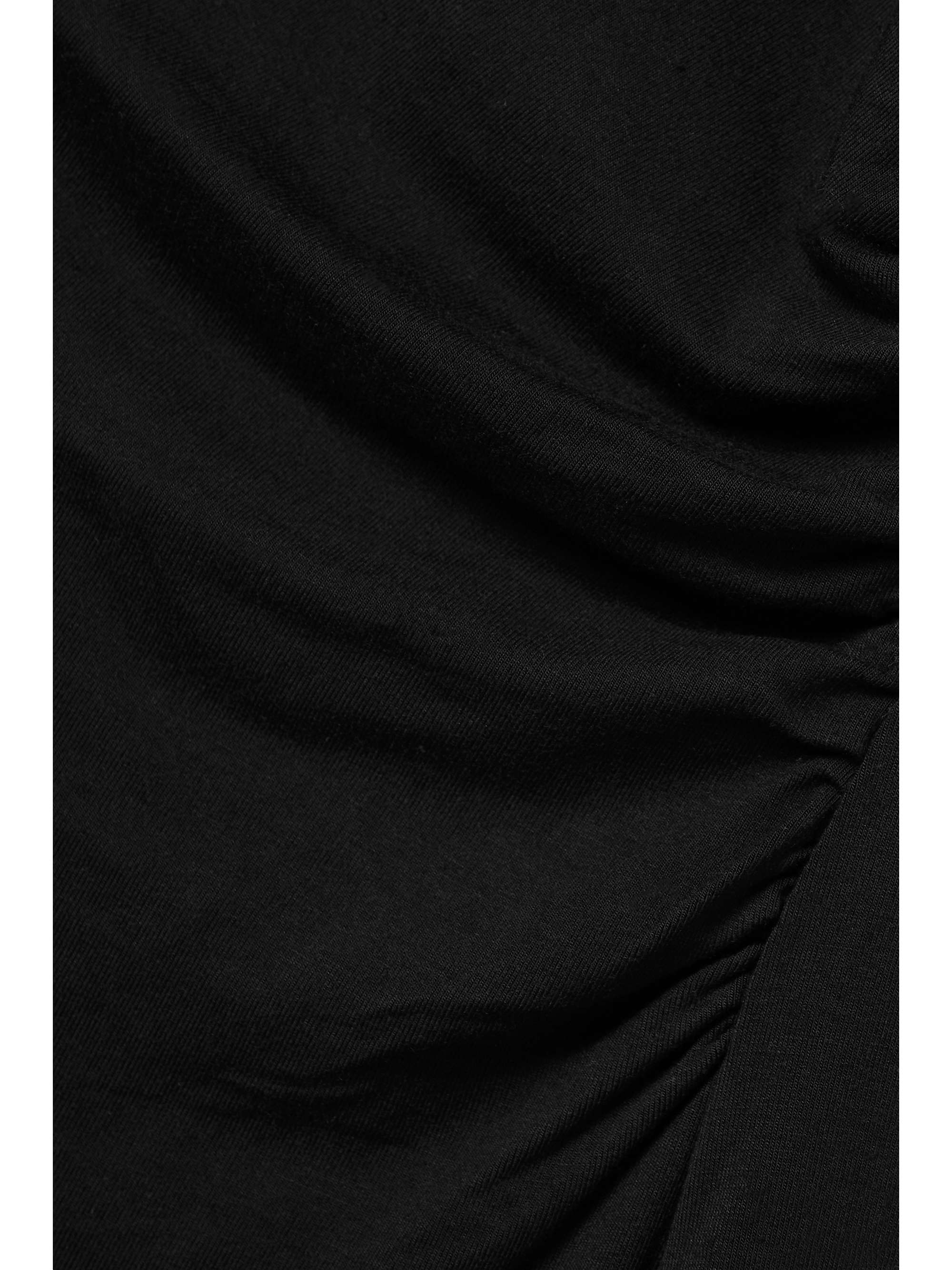 GOOD AMERICAN Good Touch draped stretchjersey midi dress NETAPORTER