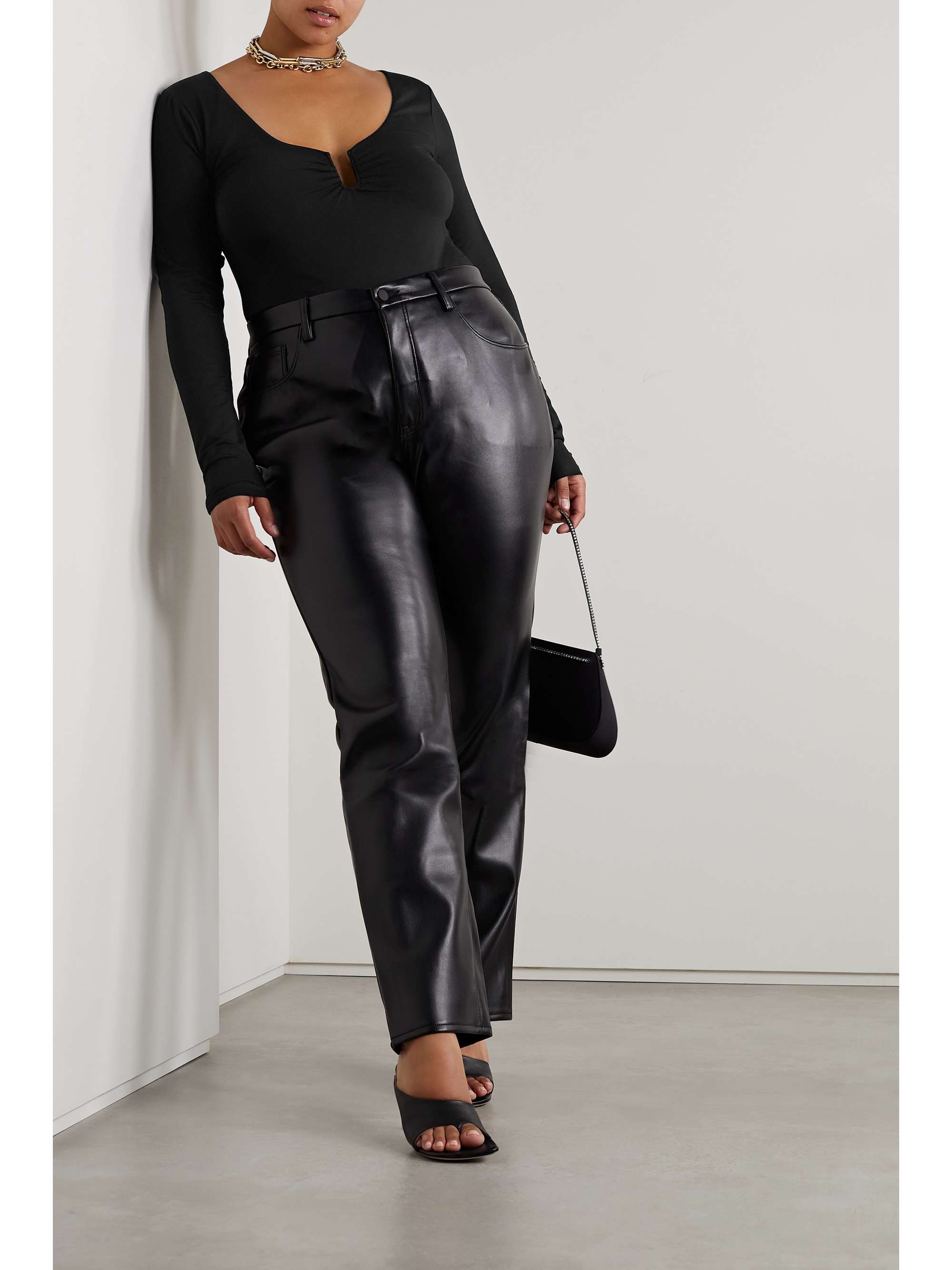 GOOD AMERICAN Good Touch stretch-jersey bodysuit | NET-A-PORTER