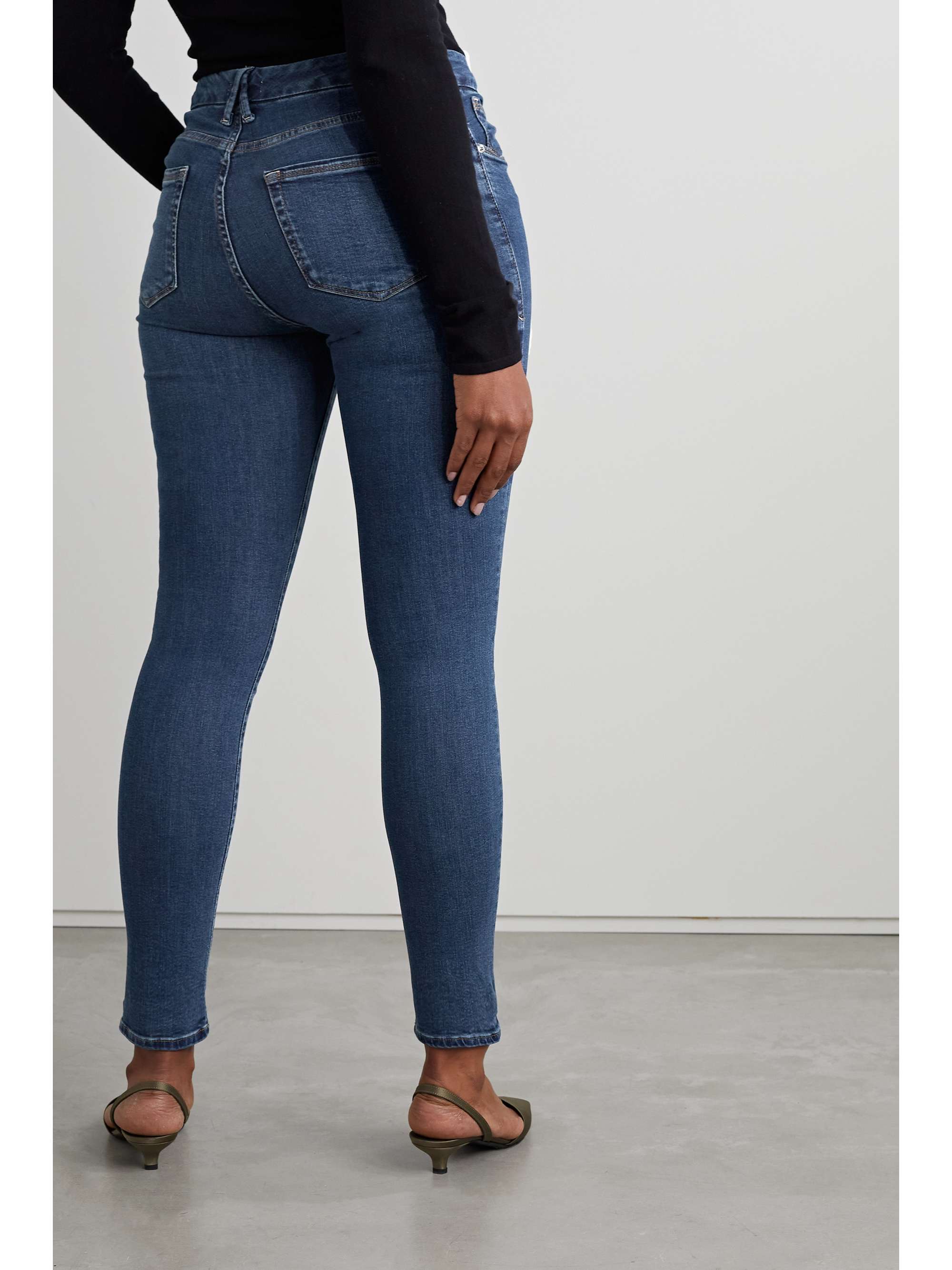 GOOD AMERICAN Good Legs high-rise skinny jeans