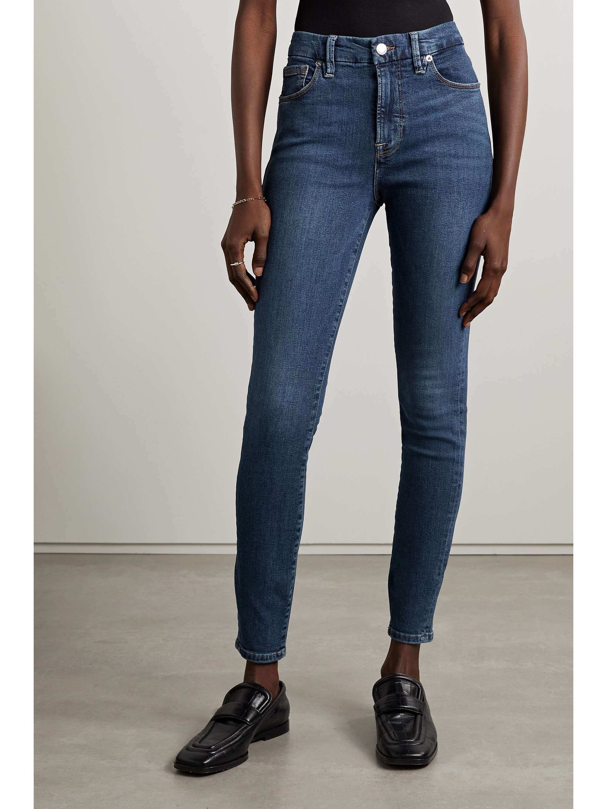 GOOD AMERICAN Good Legs high-rise skinny jeans