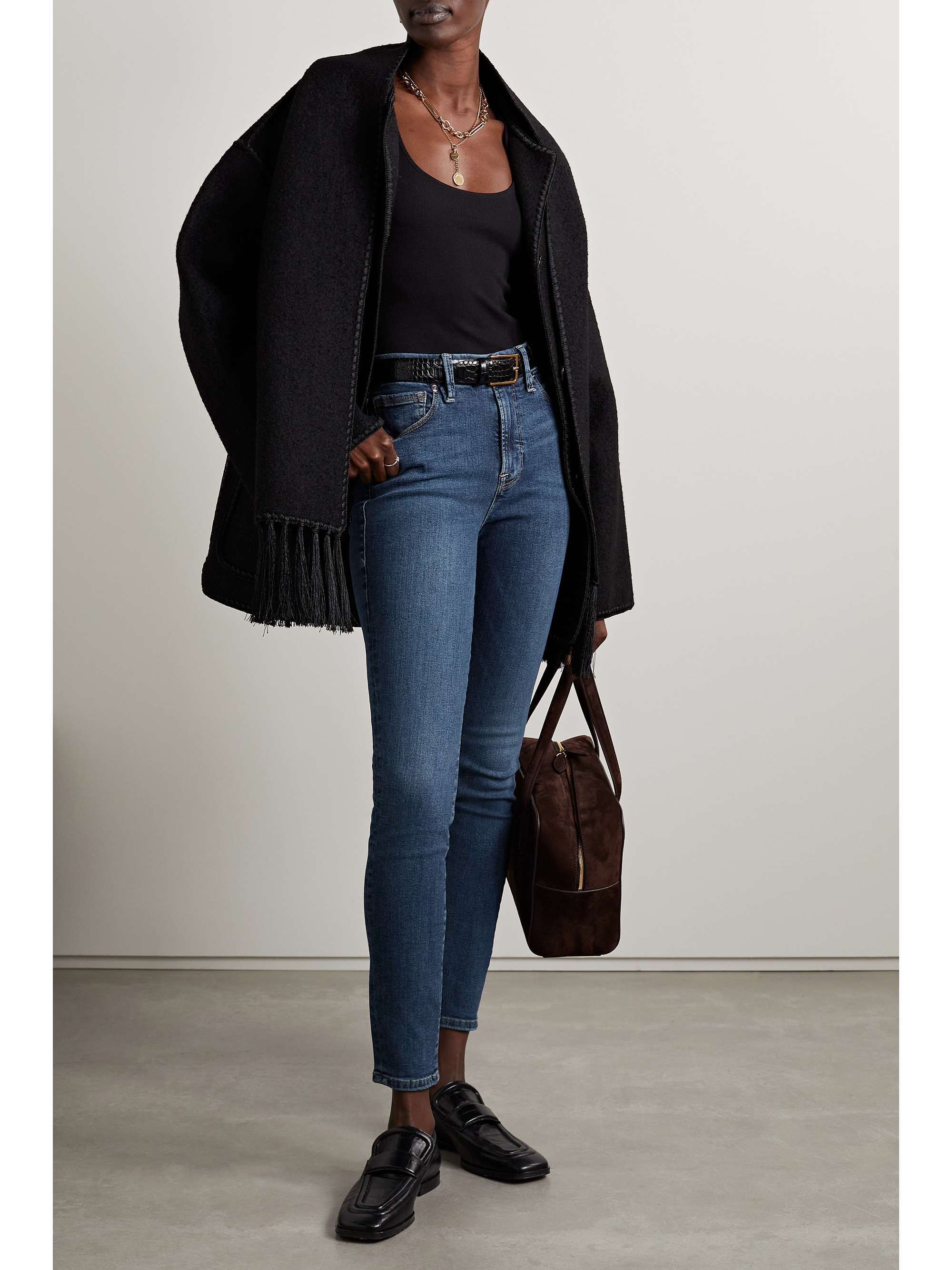 GOOD AMERICAN Good Legs high-rise skinny jeans