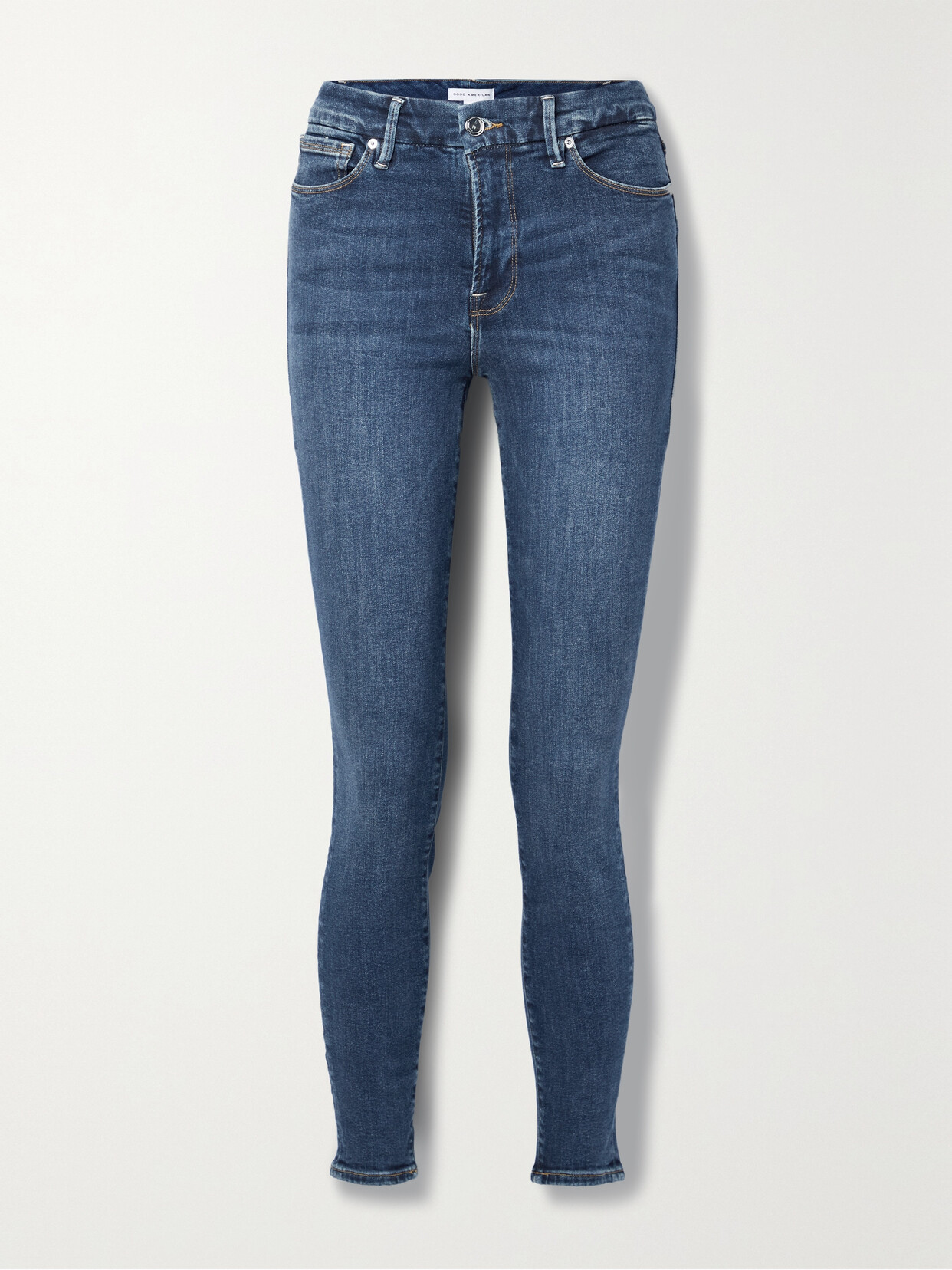 GOOD AMERICAN - Good Legs High-rise Skinny Jeans - Blue