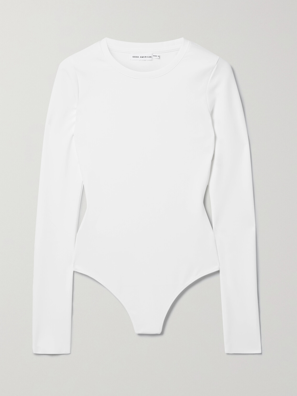 GOOD AMERICAN - Stretch-jersey Thong Bodysuit - White