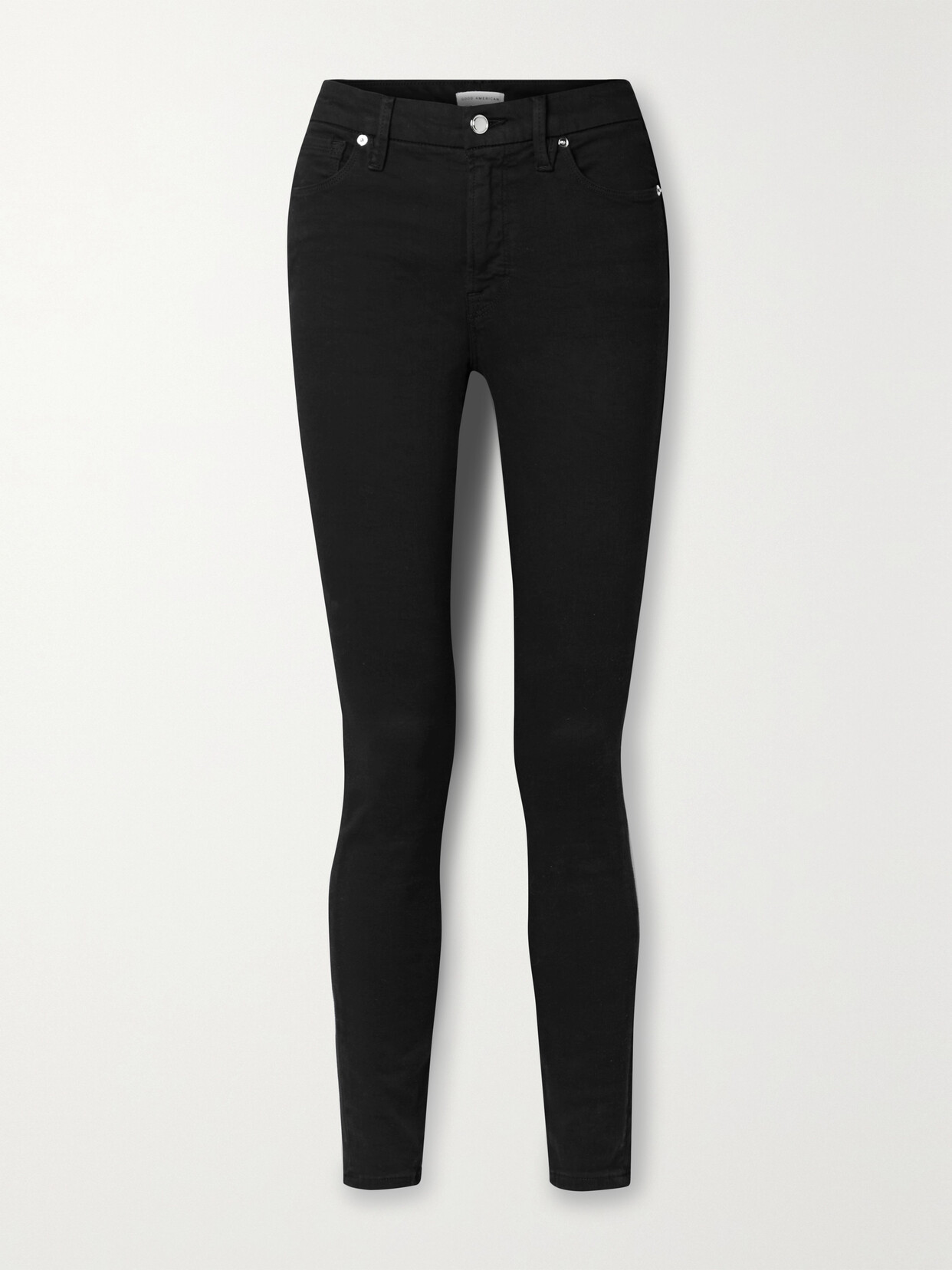 GOOD AMERICAN - Good Legs High-rise Skinny Jeans - Black