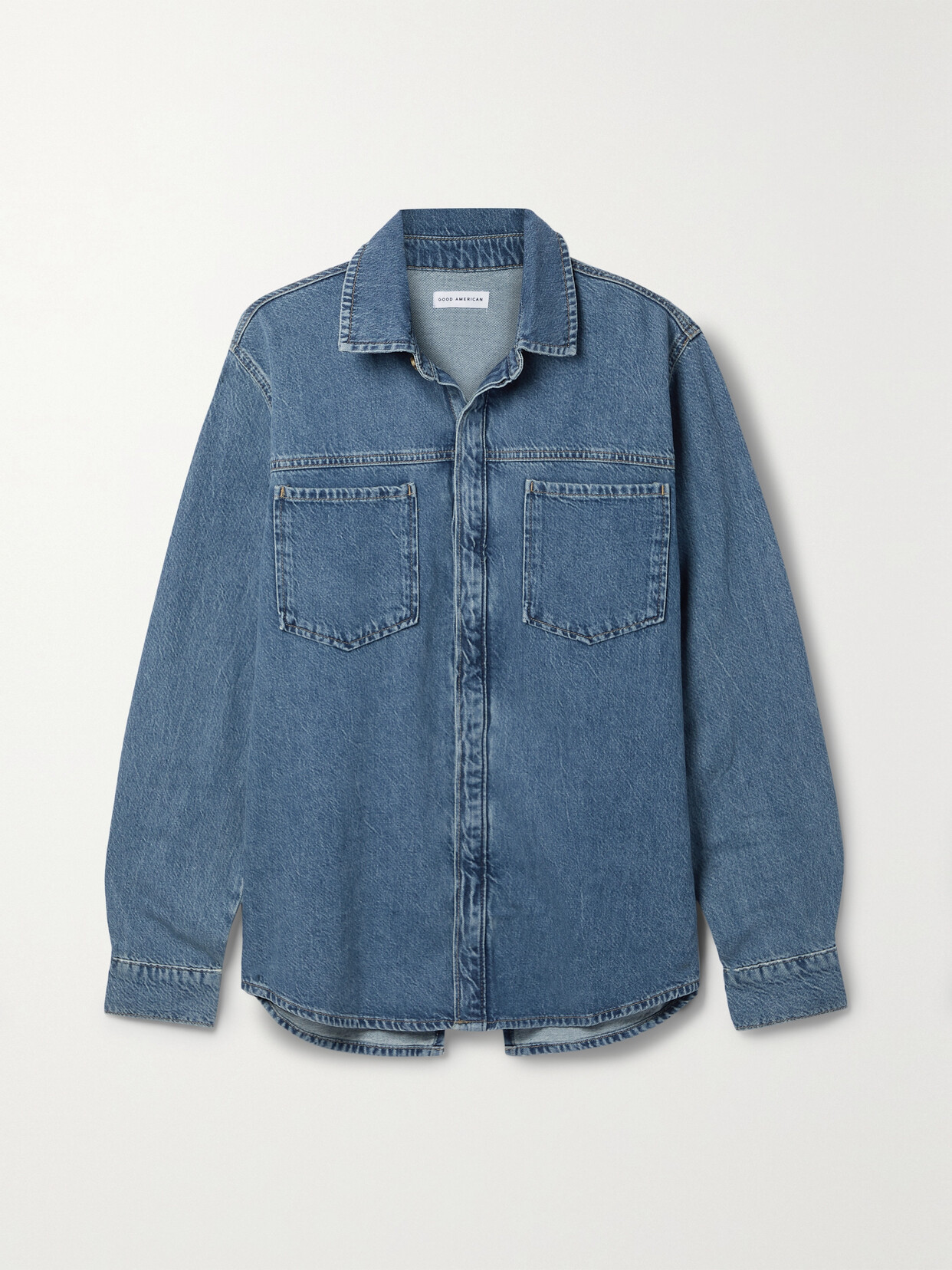 GOOD AMERICAN DENIM SHIRT