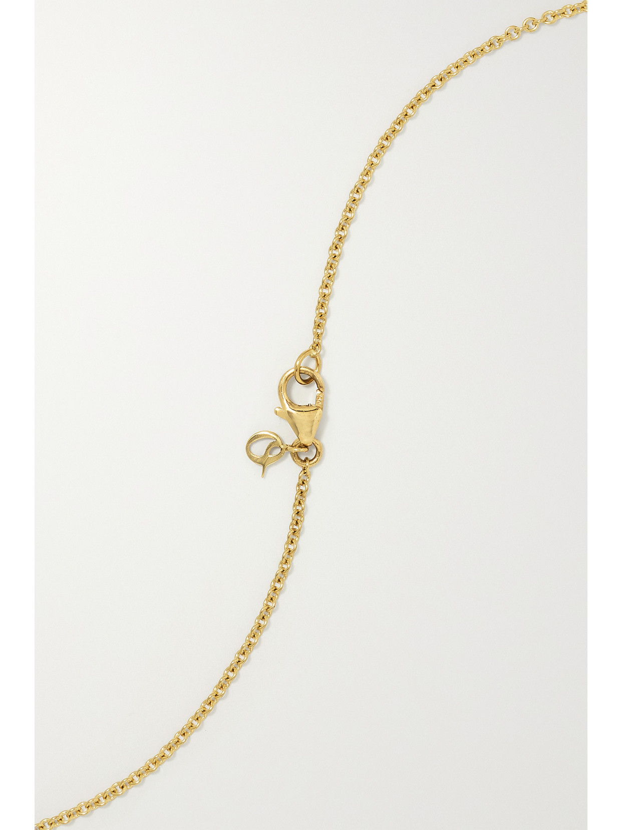Octavia Elizabeth + Net Sustain Nesting Gem 18-karat Recycled Gold Emerald Necklace In Gold