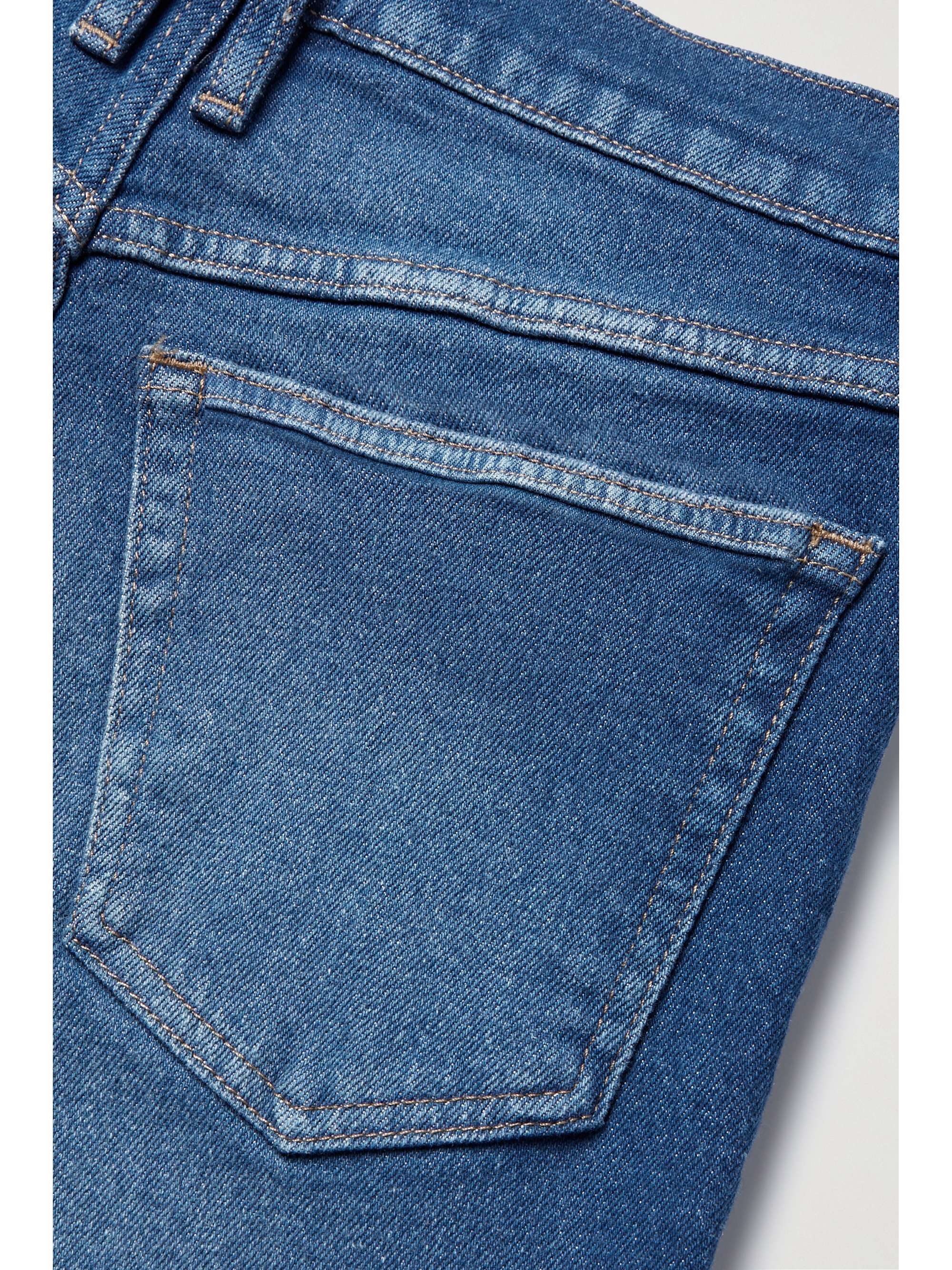 FRAME High 'n' Tight cropped highrise slimleg jeans NETAPORTER