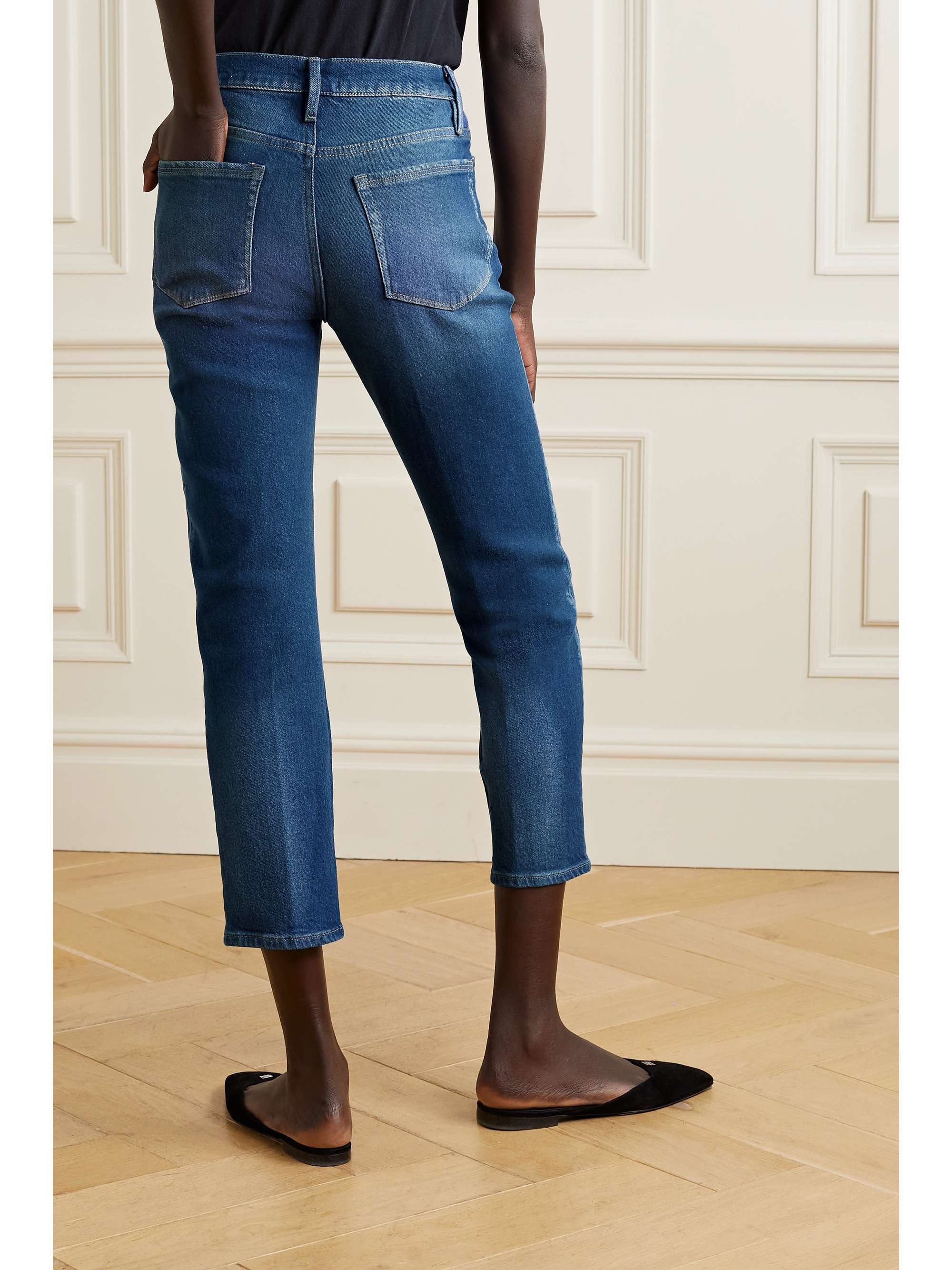 FRAME Le Nouveau mid-rise straight-leg jeans