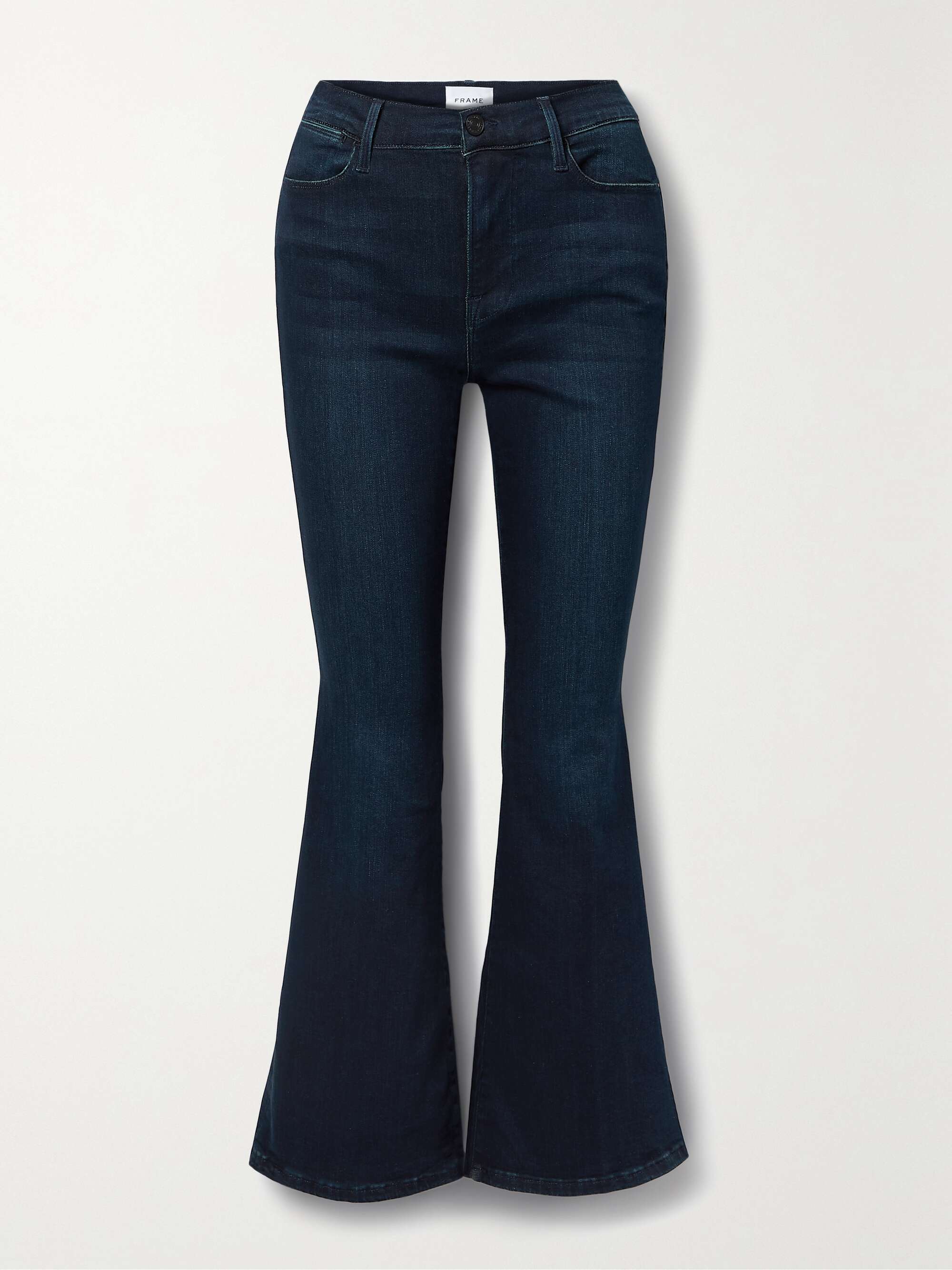 FRAME Le Pixie high-rise flared jeans