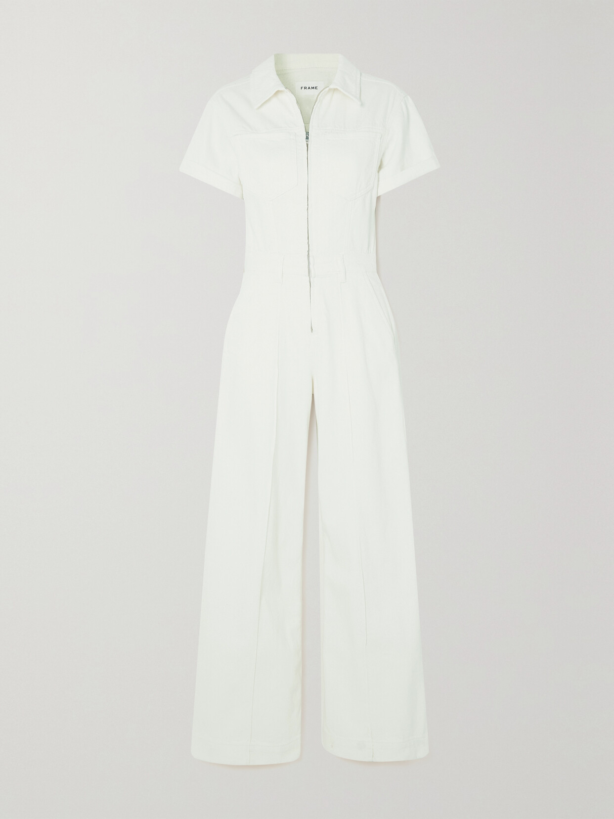 FRAME Denim Jumpsuit - Off-white