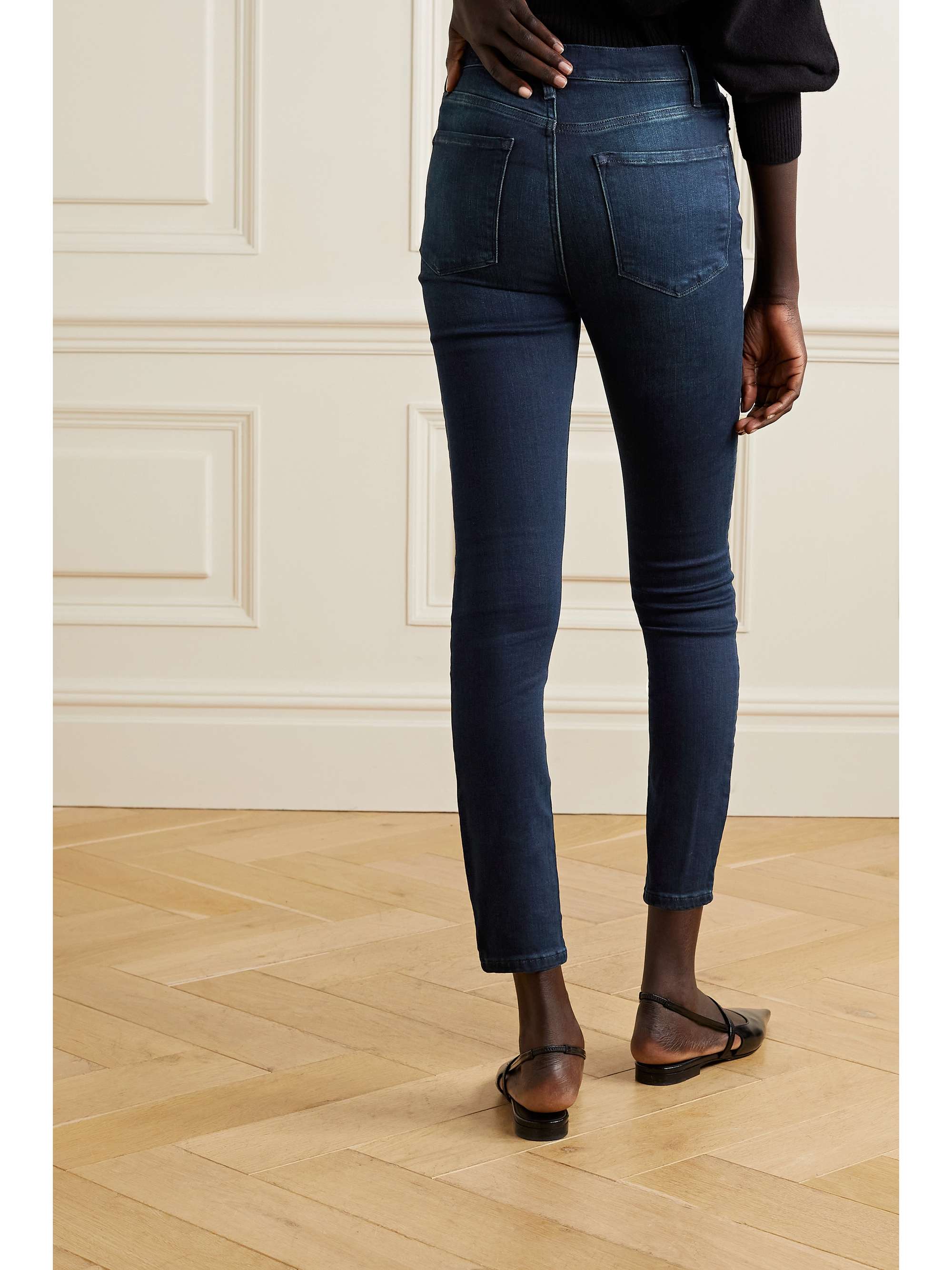 FRAME Ali highrise skinny jeans NETAPORTER